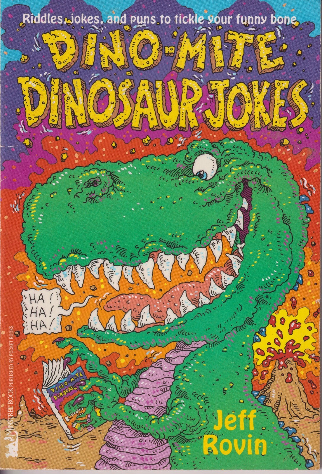 Dino-mite Dinosaur Jokes by Jeff Rovin (Paperback: Juvenile Humor) 1994