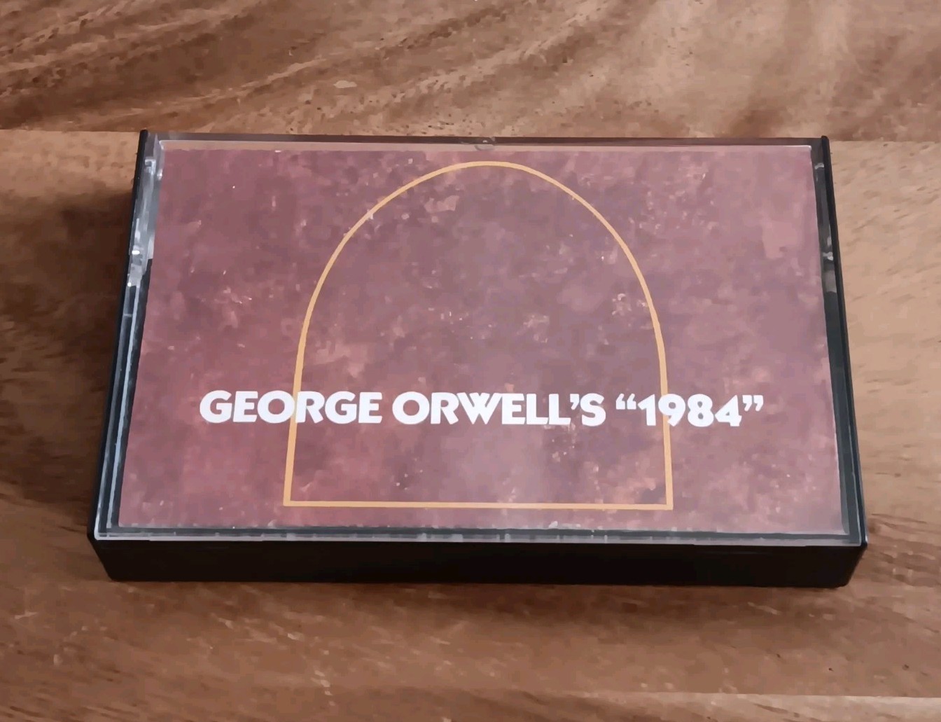 Vintage George Orwell 1984 Audiotape Cassette Starring David Niven. 60 Min.