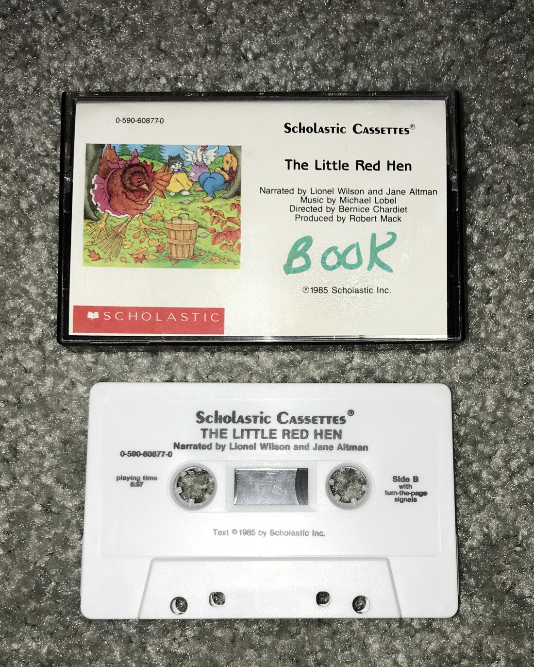 The Little Red Hen Scholastic Cassette Tape Narrated By Lionel Wilson