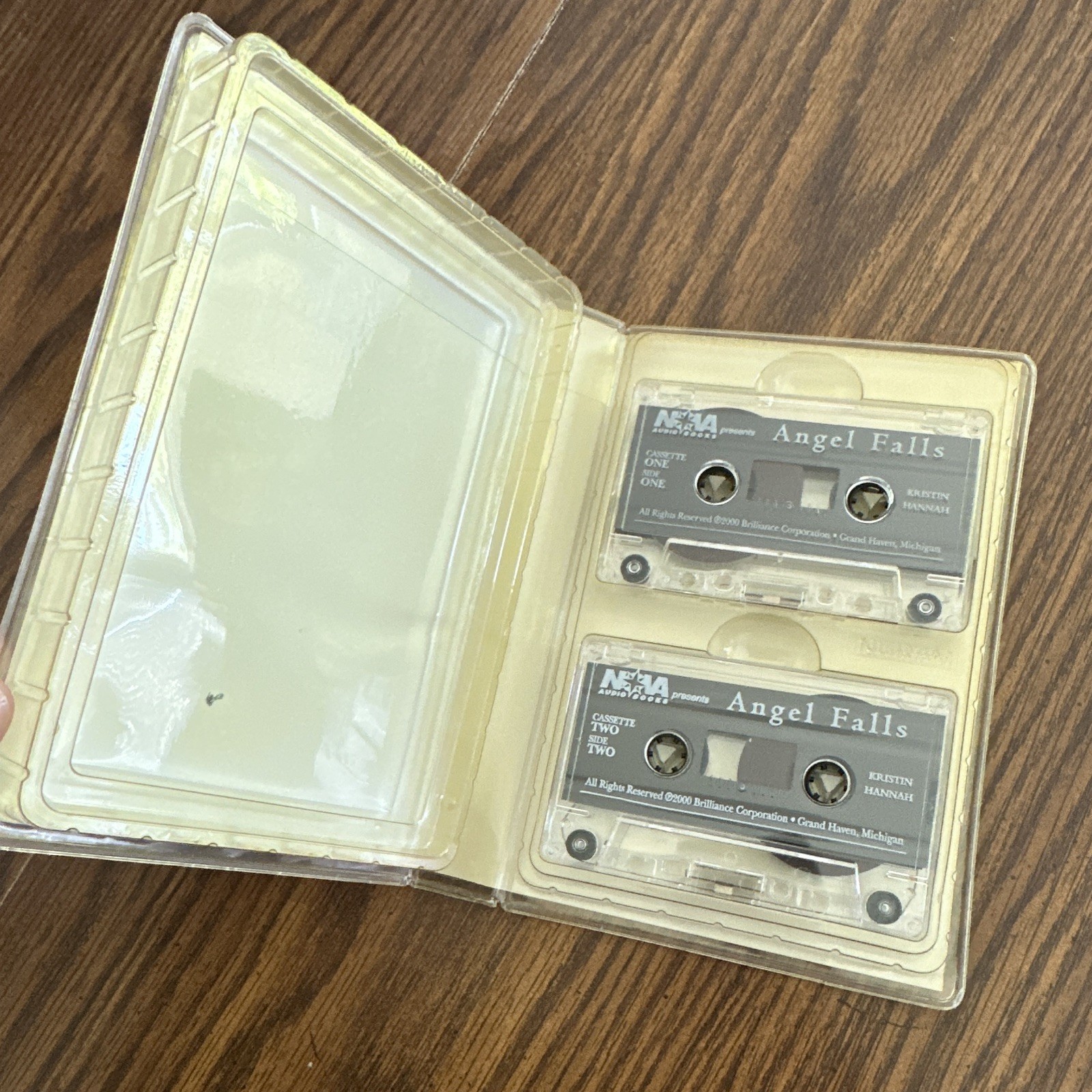 Kristin Hannah Angel Falls Abridged Audiobook Cassette Bruce Reizen 1999