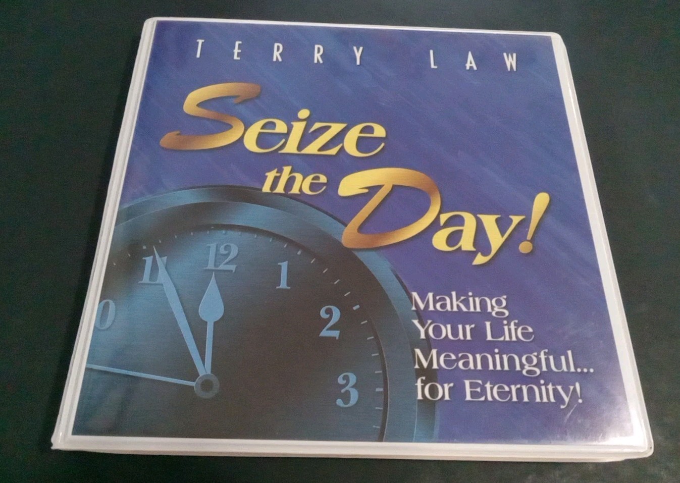 TERRY LAW «Seize The Day» 6 Audio Cassette Tapes, Law Outreach Ministries 1990s.