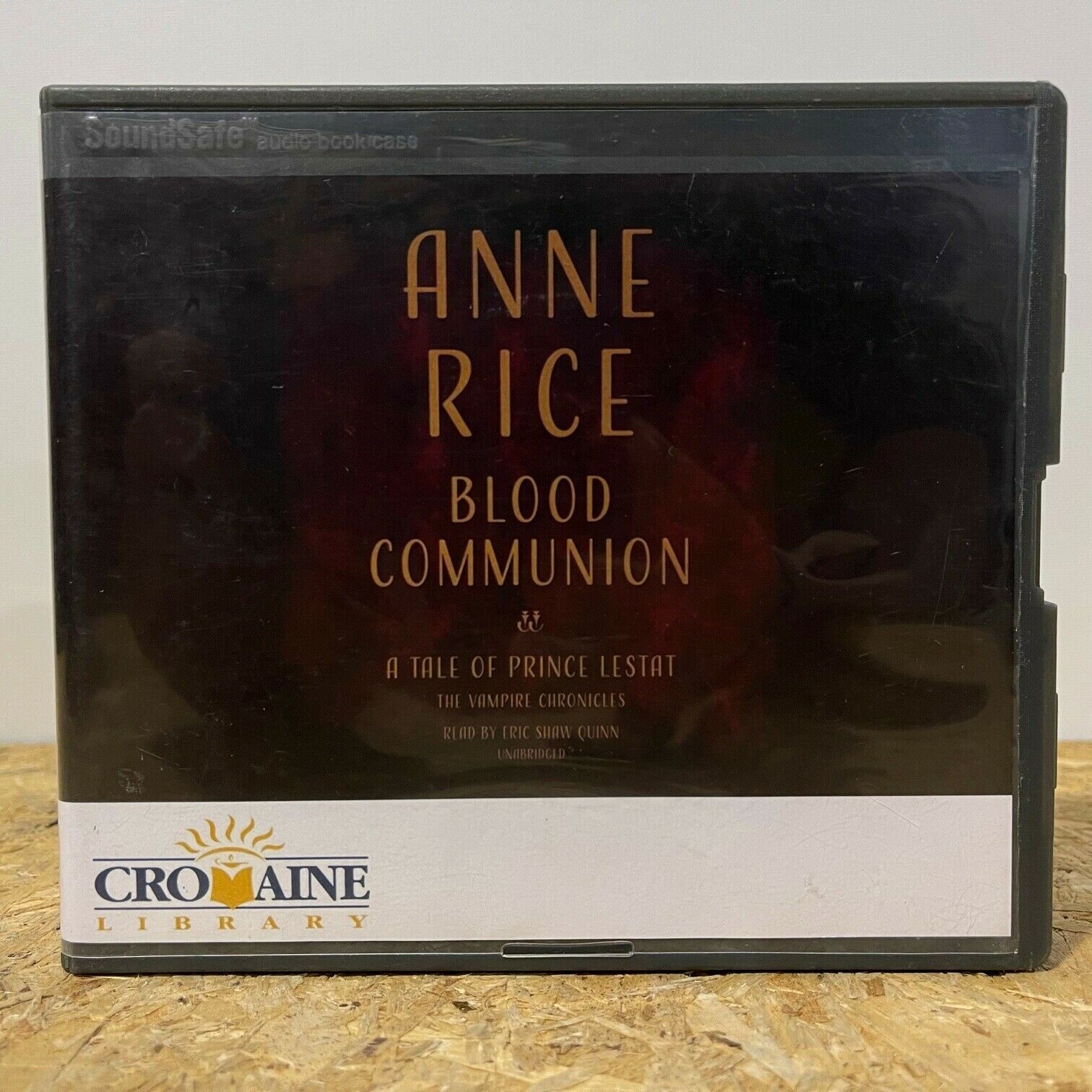 Blood Communion by Anne Rice Ex Library 8 CD Unabridged Audiobook Free Shipping