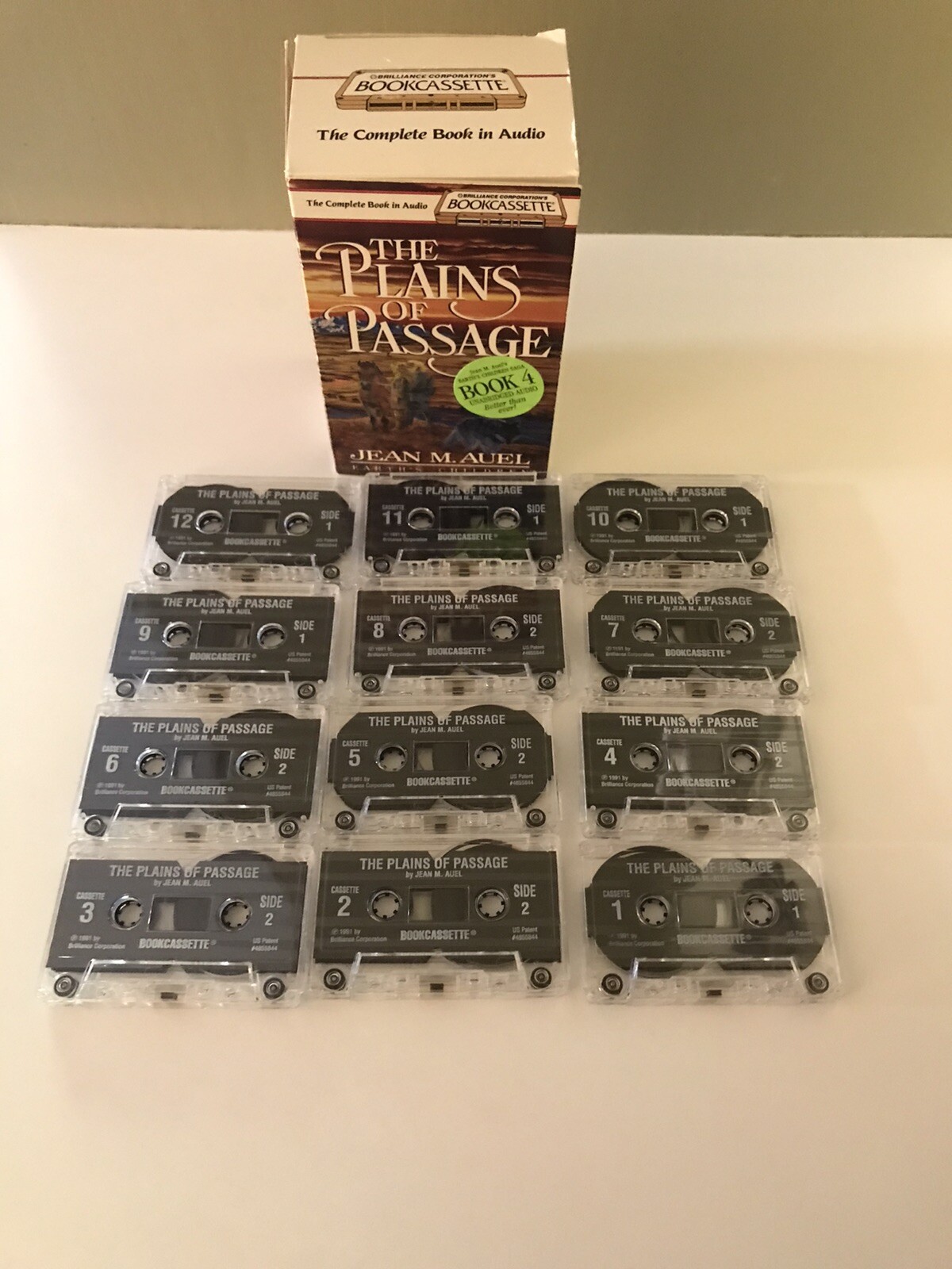 The Plains of Passage Jean M. Auel Audio Cassette Book Unabridged