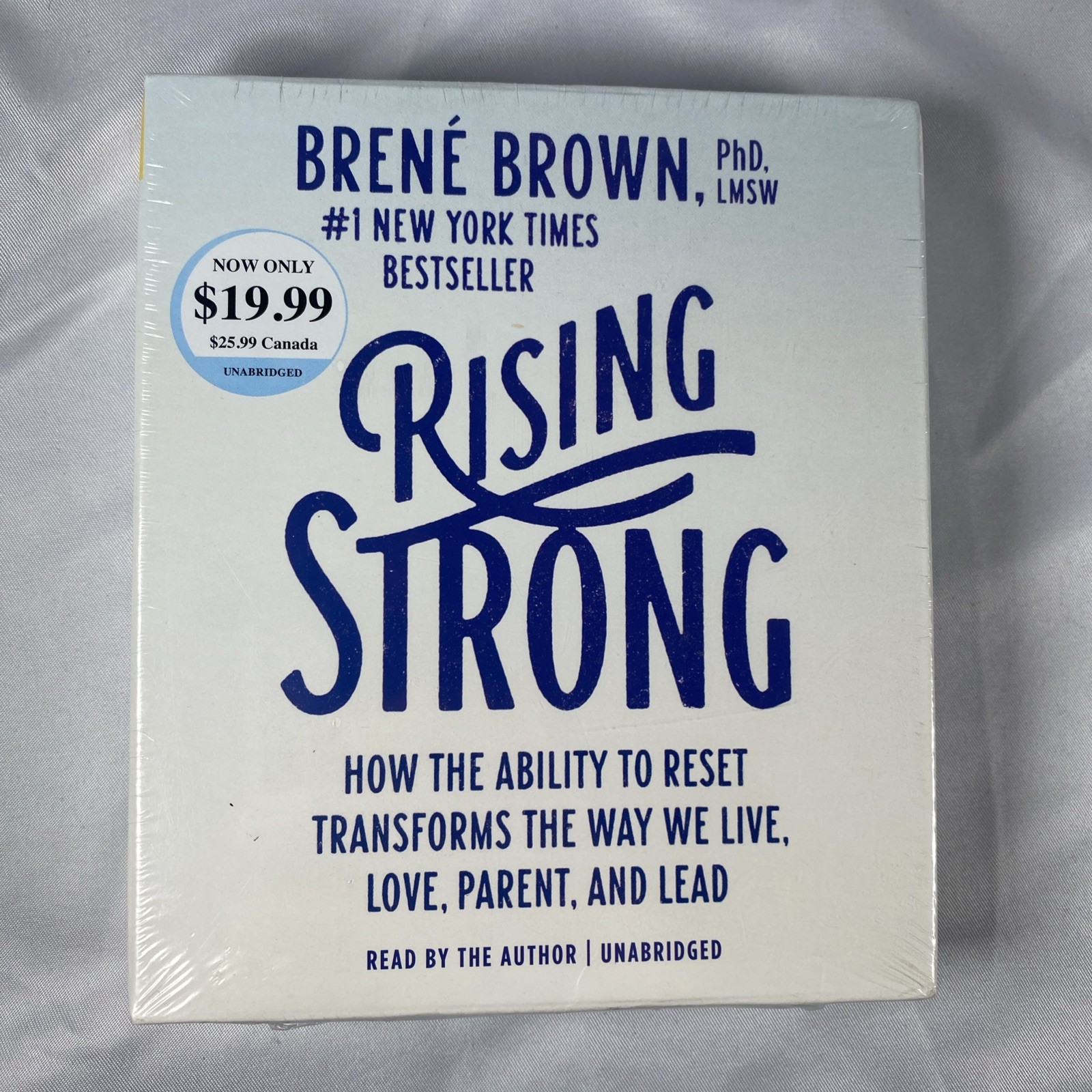 Rising Strong By Brene Brown 7 Compact Discs CDs Brand New Audio Book Unabridged