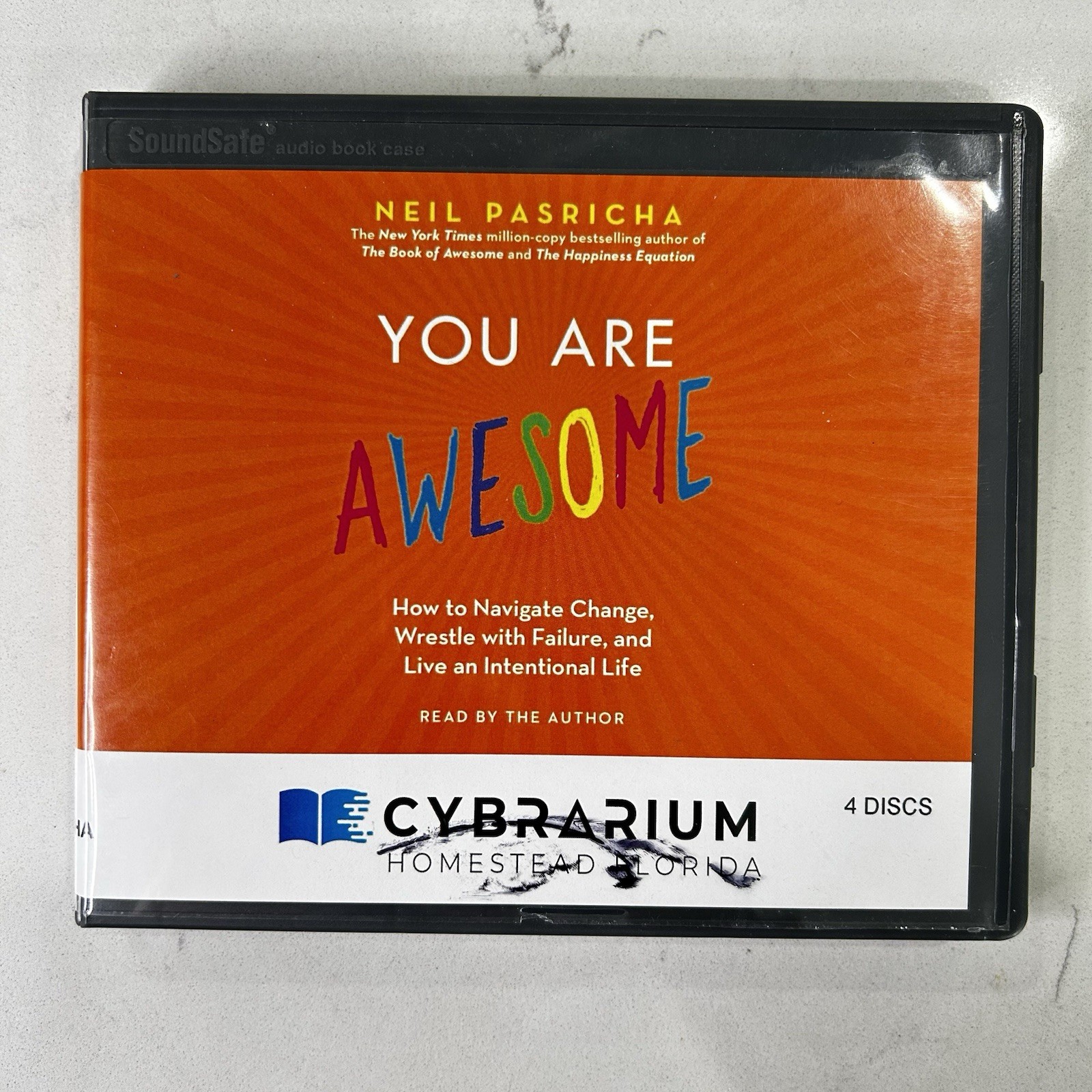 You Are Awesome Audiobook 4-Disc Set Neil Pasricha
