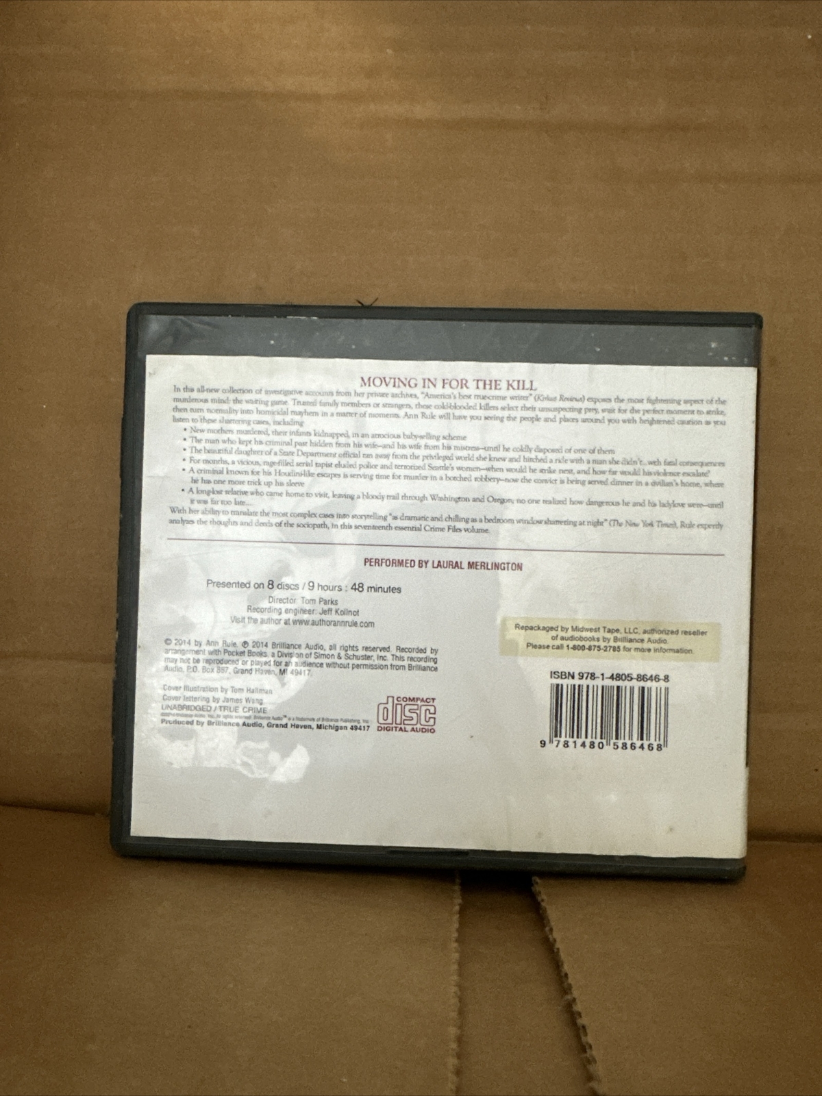 Lying in Wait (Ann Rule’s Crime Files) — Audio CD By Rule, Ann —