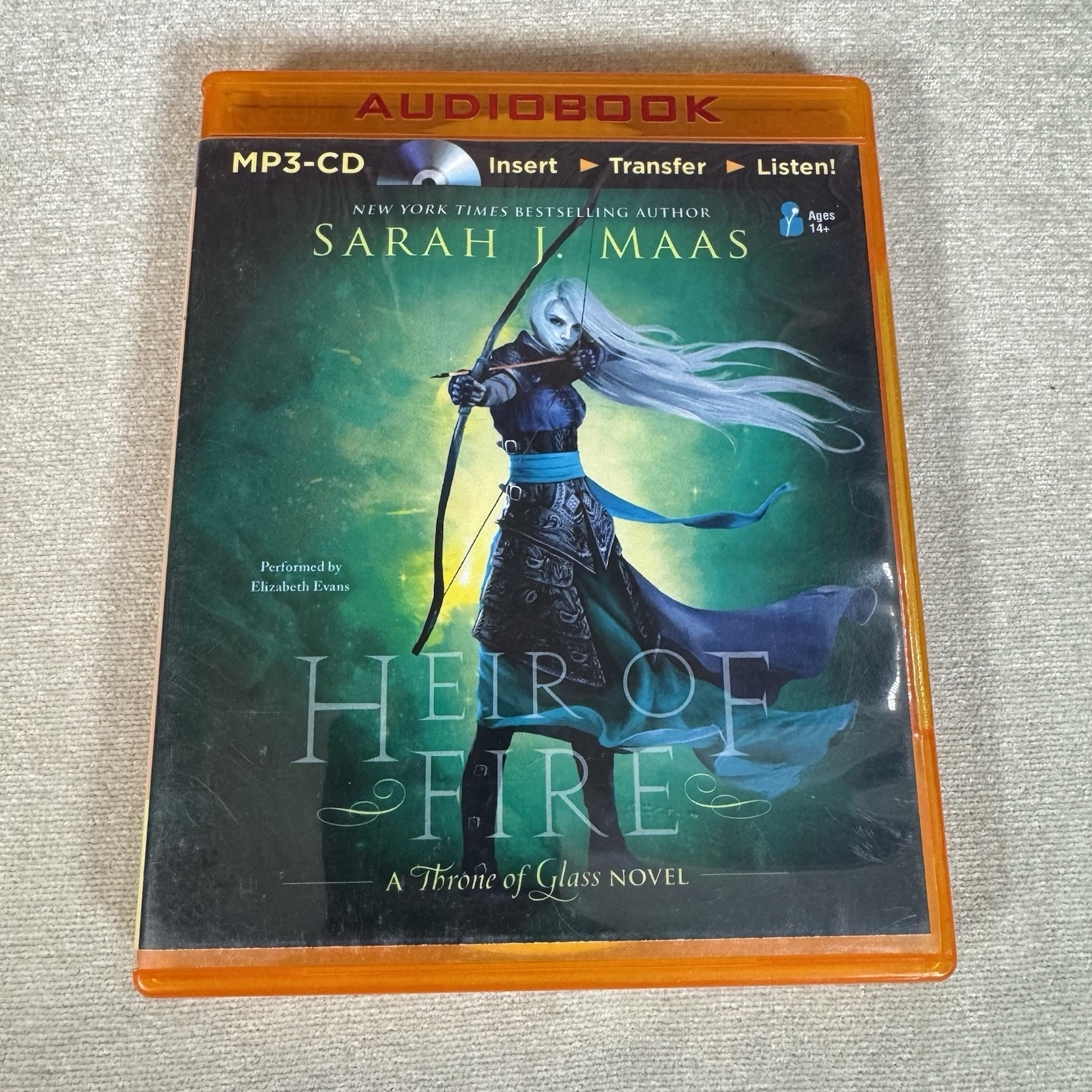 Heir Of Fire MP3 Audiobook Sarah J Maas Throne of Glass Unabridged 2 CDs