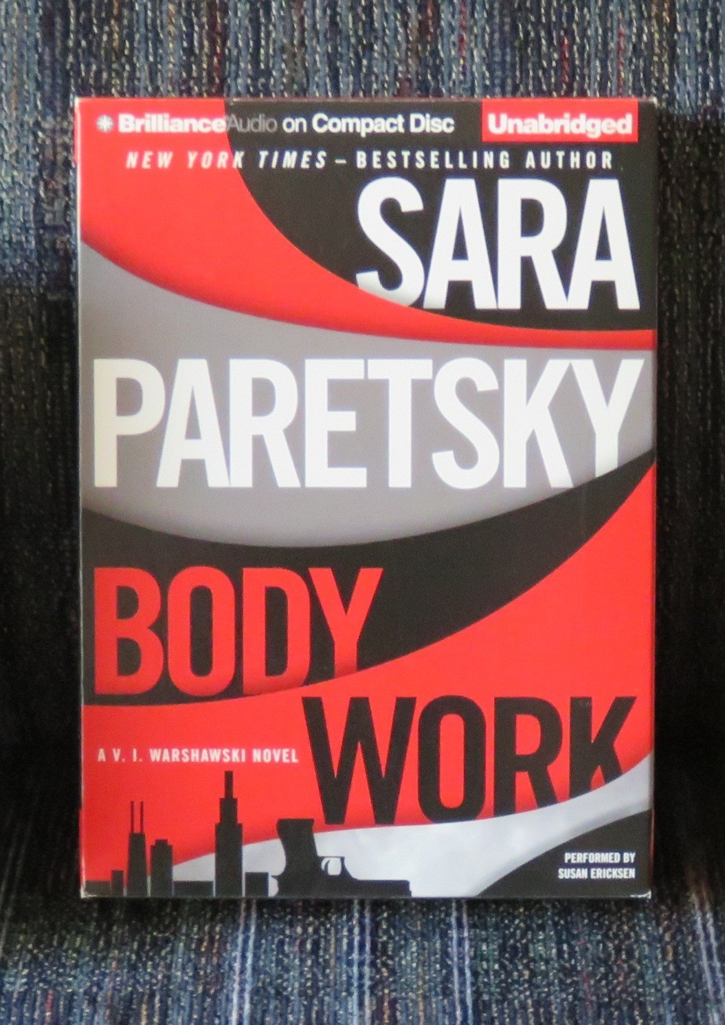 Body Work — unabridged audiobook on CD — Sara Paretsky mystery — VI Warshawski