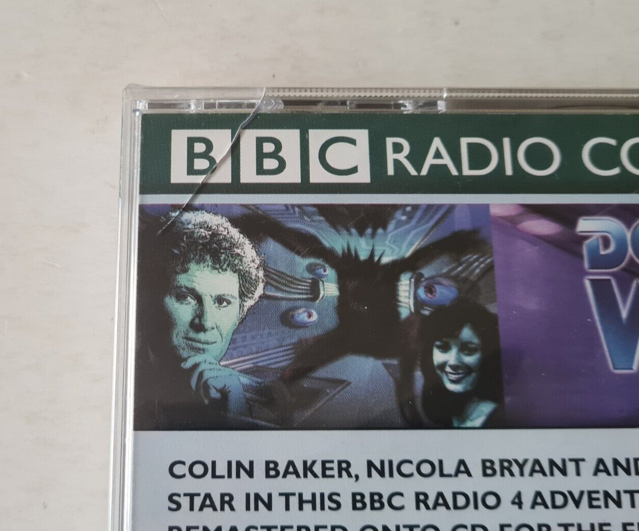 Doctor Who Slipback CD Audiobook 1 Disc BBC — NEW & Sealed — BROKEN CASE