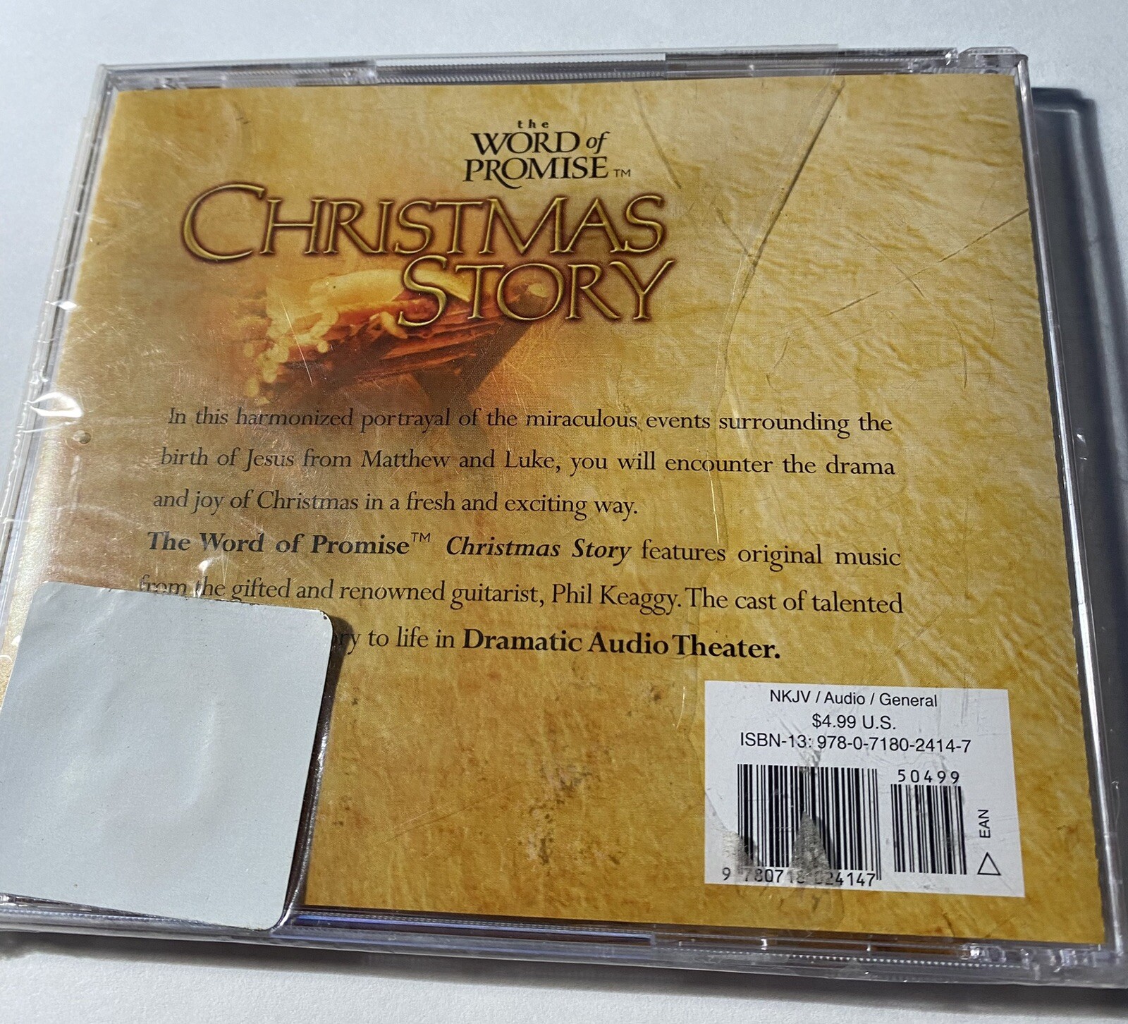 The Word of Promise Christmas Story by Thomas Nelson Publishing Staff ( CD 2007)