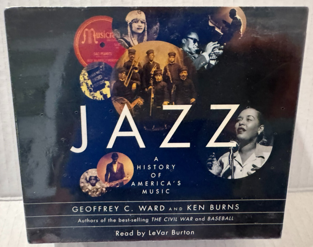 Jazz A History of America’s Music Geoffrey Ward Ken Burns Audiobook 8 CDs SEALED