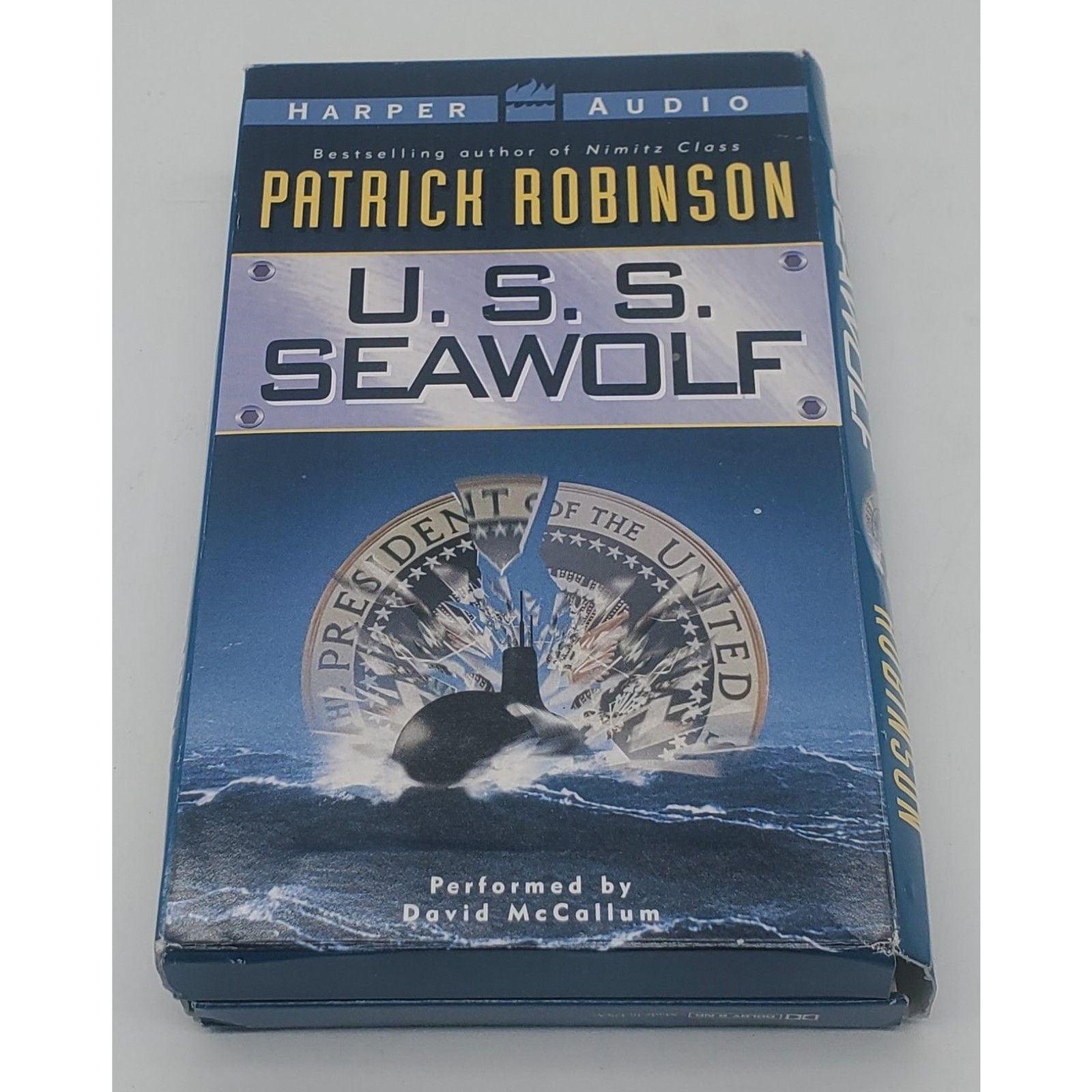 U.S.S. SEAWOLF Patrick Robinson Audio CASSETTES Abridged