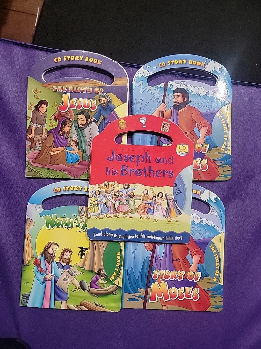 Joseph And His Brother, Noah’s Ark, Story of Moises,The Birth of Jesus. All Cds