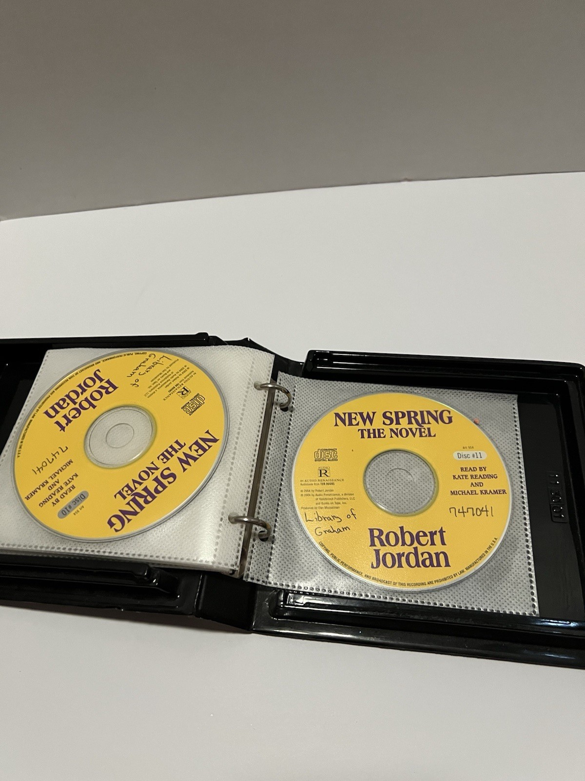 New Spring Robert Jordan The Wheel Of Time 11-Disc CD Unabridged Audiobook