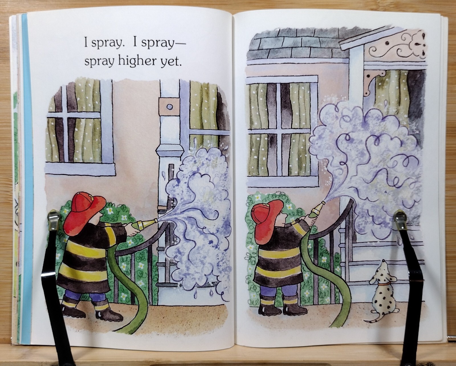 I’m a Fire Fighter by Mary Packard (1995, Paperback) with Flash Cards