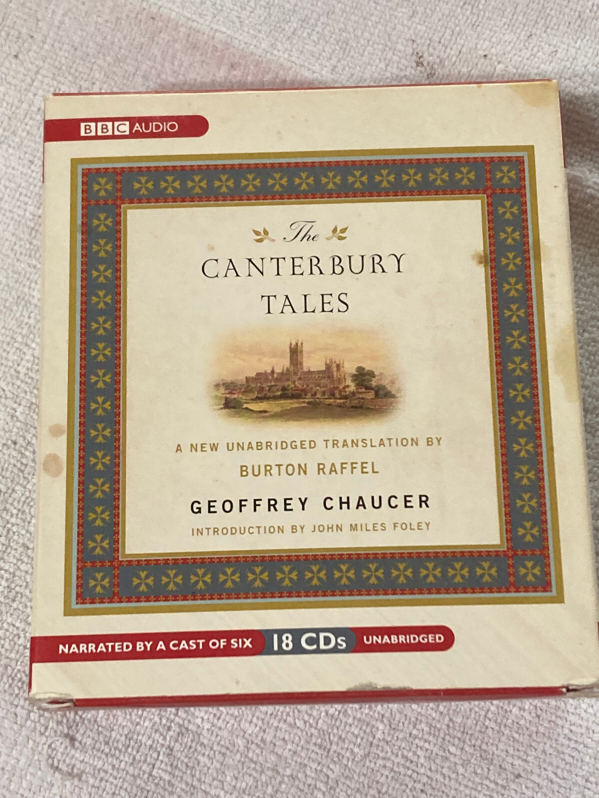 Geoffrey Chaucer The Canterbury Tales Unabridged 18 Discs CD Cast Narration