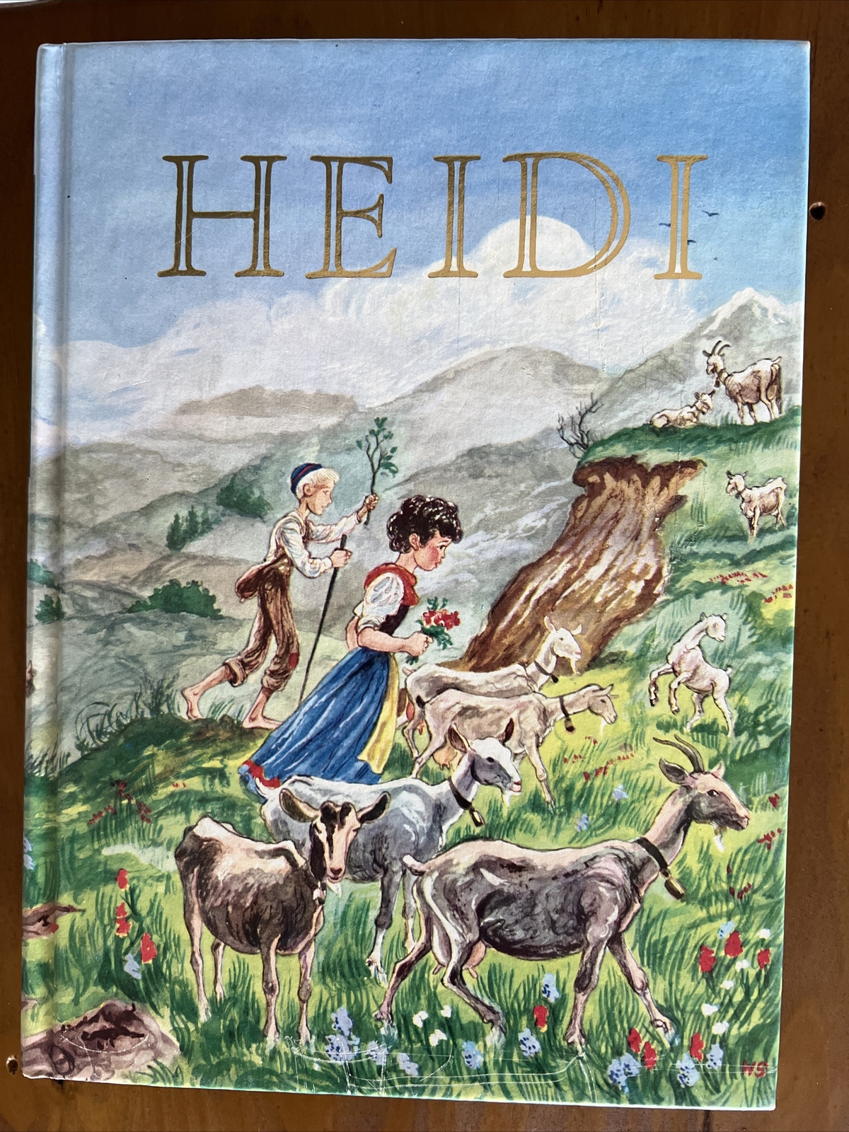 HEIDI by Johanna Spyri Illustrated JUNIOR LIBRARY EDITION HB Book 1945