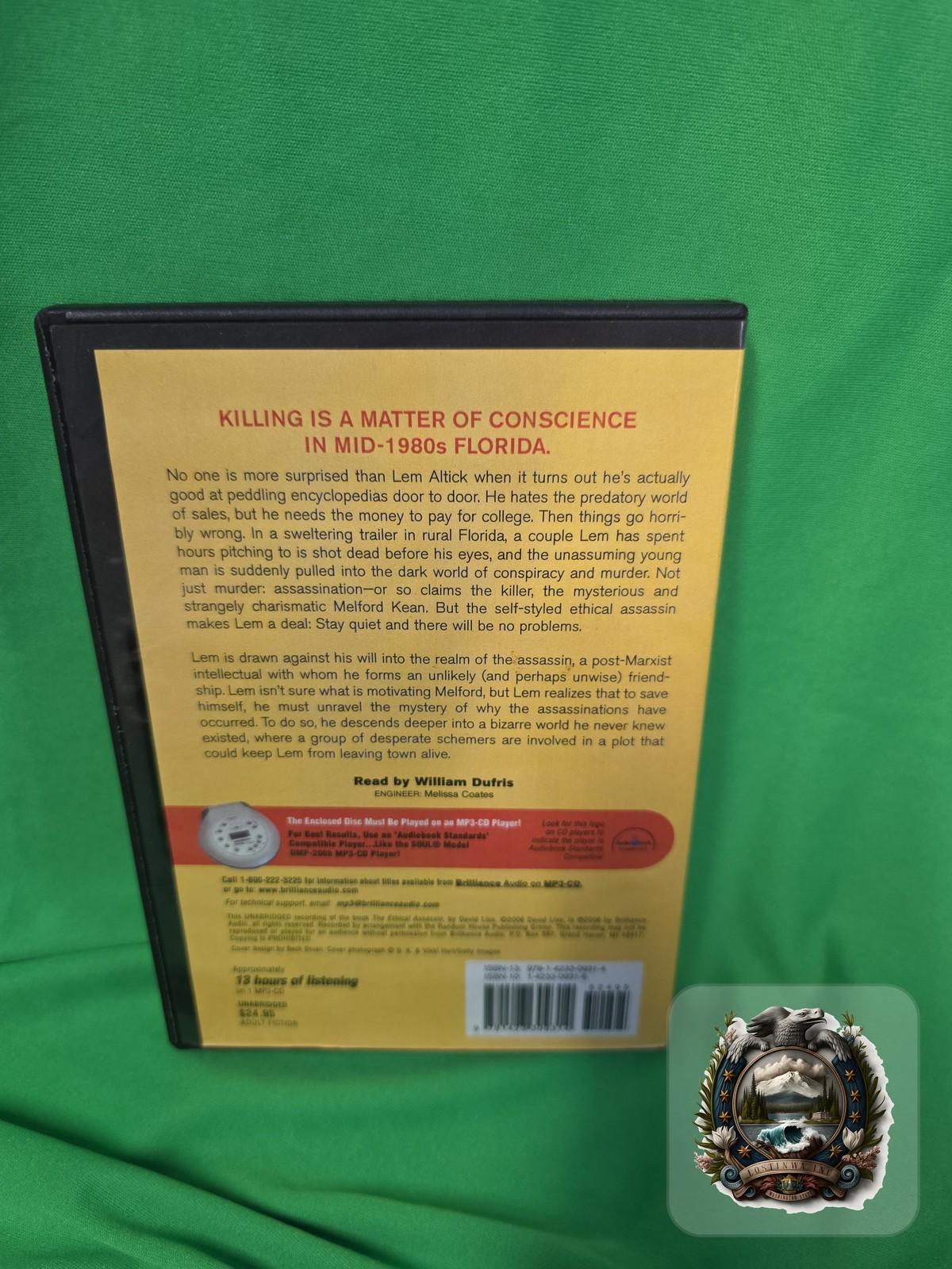 The Ethical Assassin: A Novel Liss, David and Dufris, William