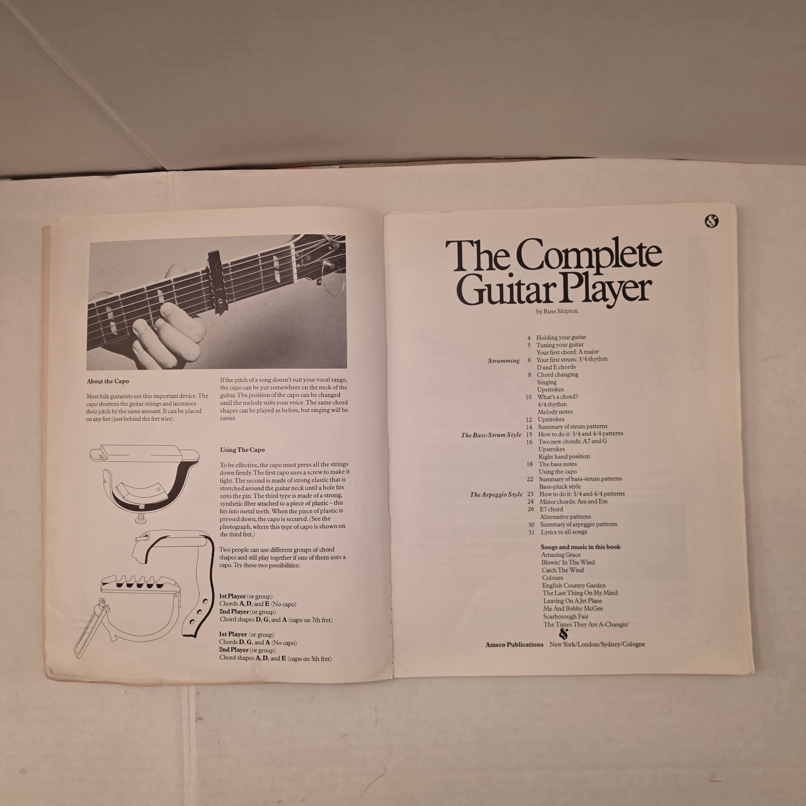 THE COMPLETE GUITAR PLAYER BOOKS 1,2,3 & 4 SIGNED BY RUSS SHIPTON
