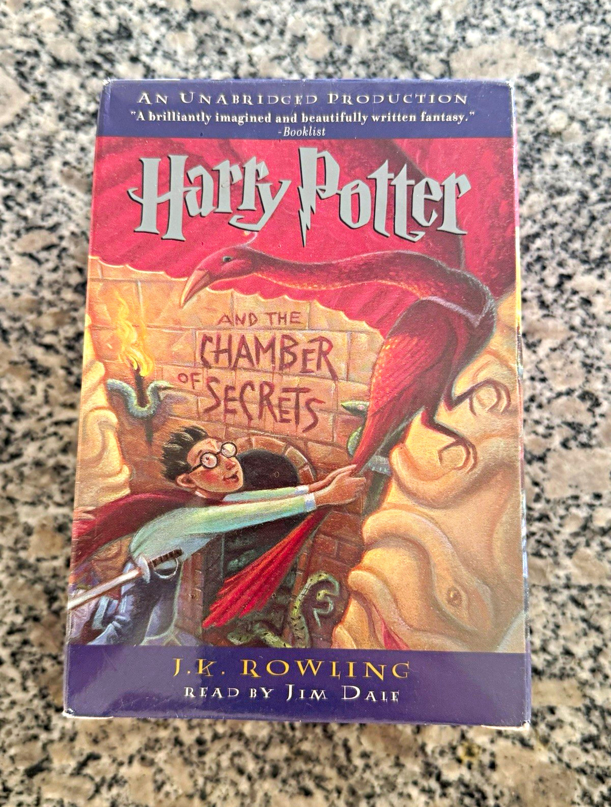 Listening Library Harry Potter Chamber of Secrets Unabridged 6 Cassettes Sealed