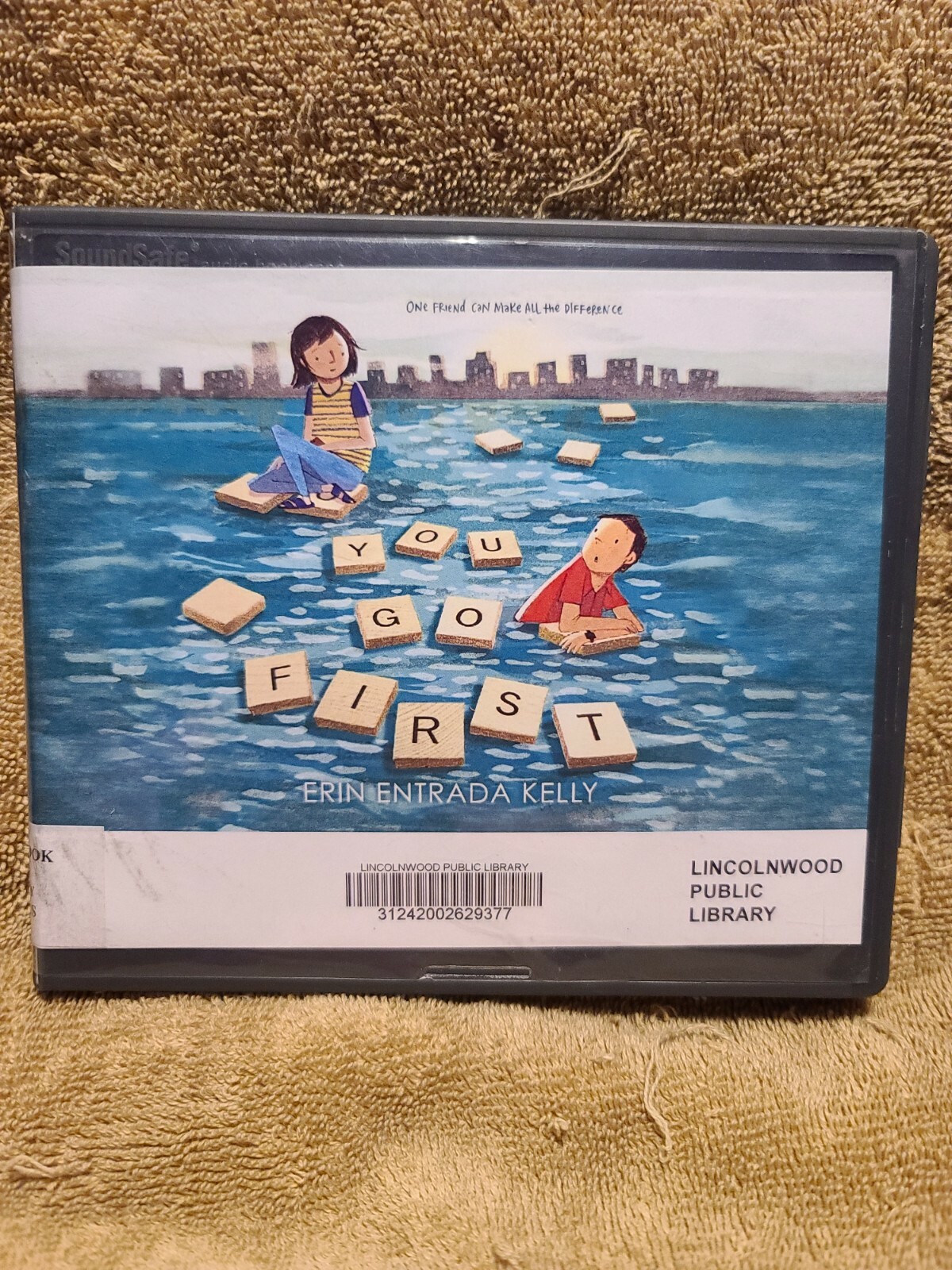 Shelf62N Audiobook~you go first- Erin e. Kelly- unabridged- 4 discs