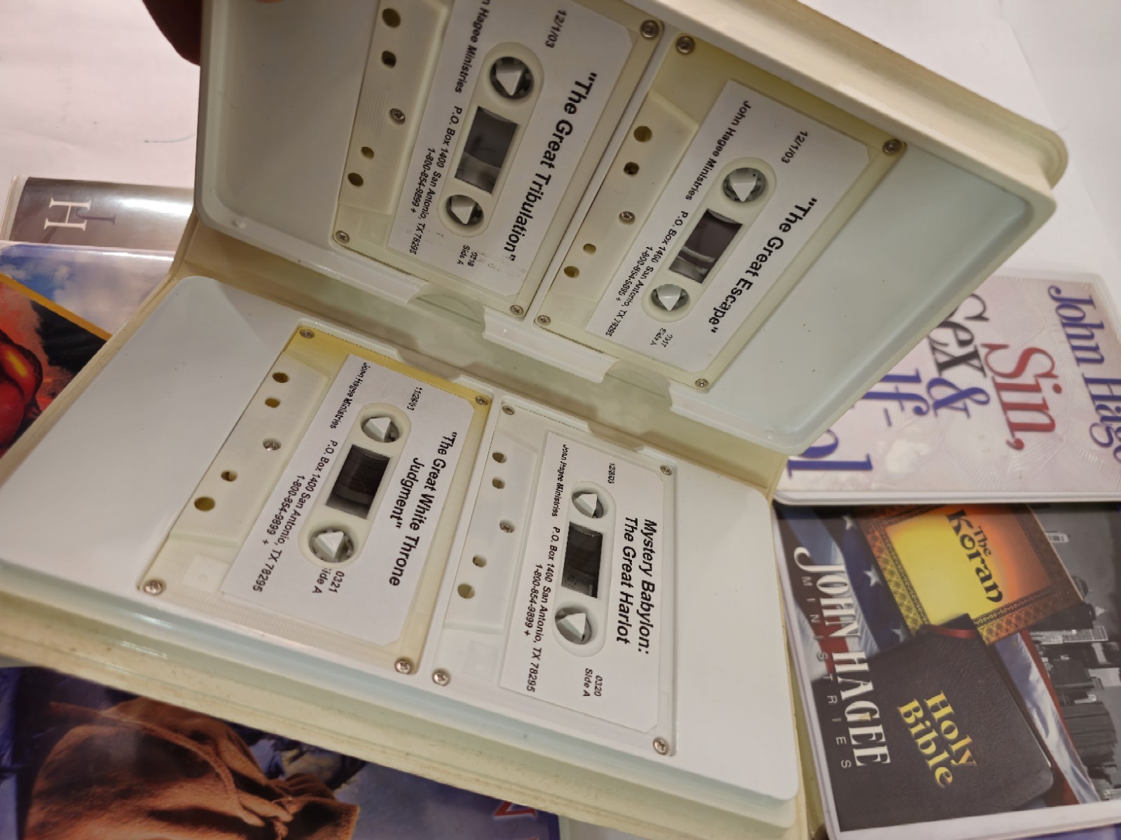 11 John Hagee Ministries Audio Tape Sets 41 Total Cassettes Religious Teachings