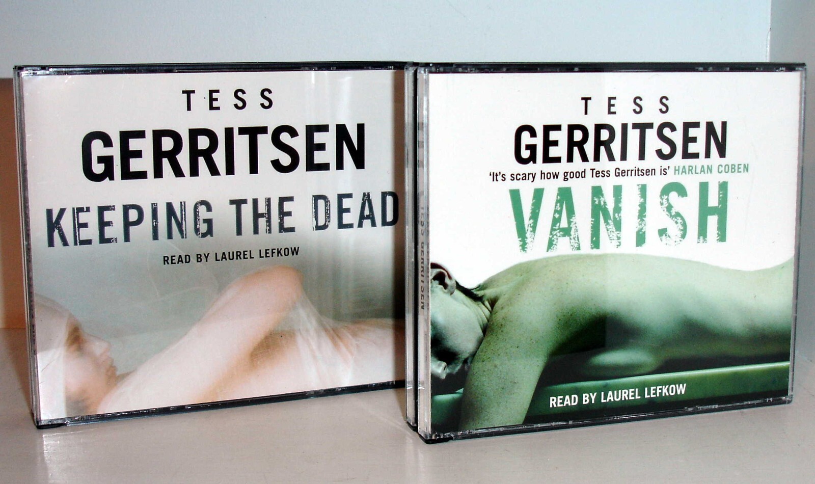 TESS GERRITSEN — Keeping the Dead & Vanish — 2 CD Audio Books — Rizzoli & Isles