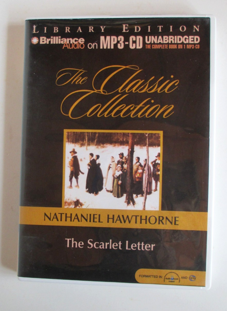THE SCARLET LETTER by Nathaniel Hawthorne Unabridged MP3 CD Audiobook VG