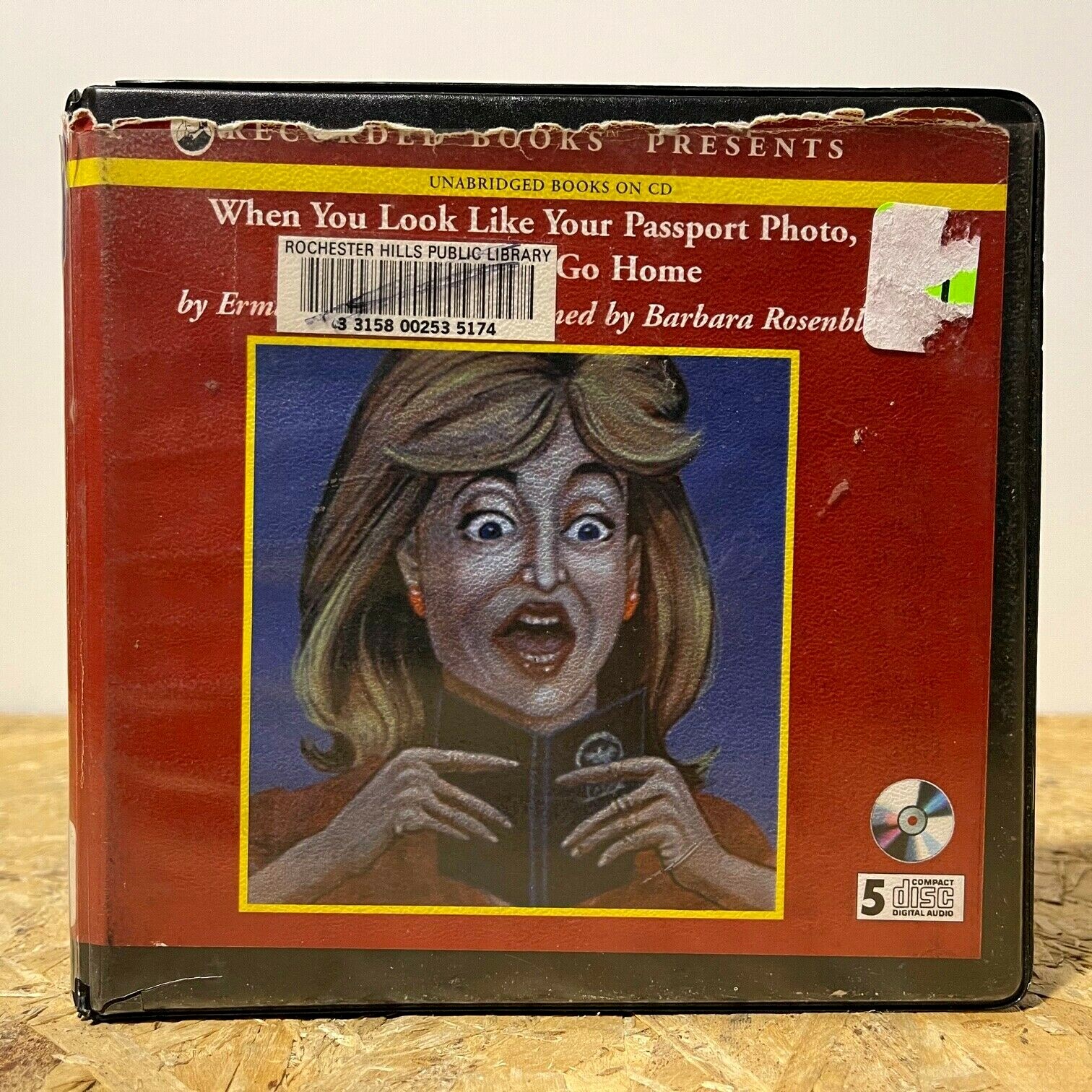 When You Look Like Your Passport Photo by Erma Bombeck 5 CD Unabridged Audiobook