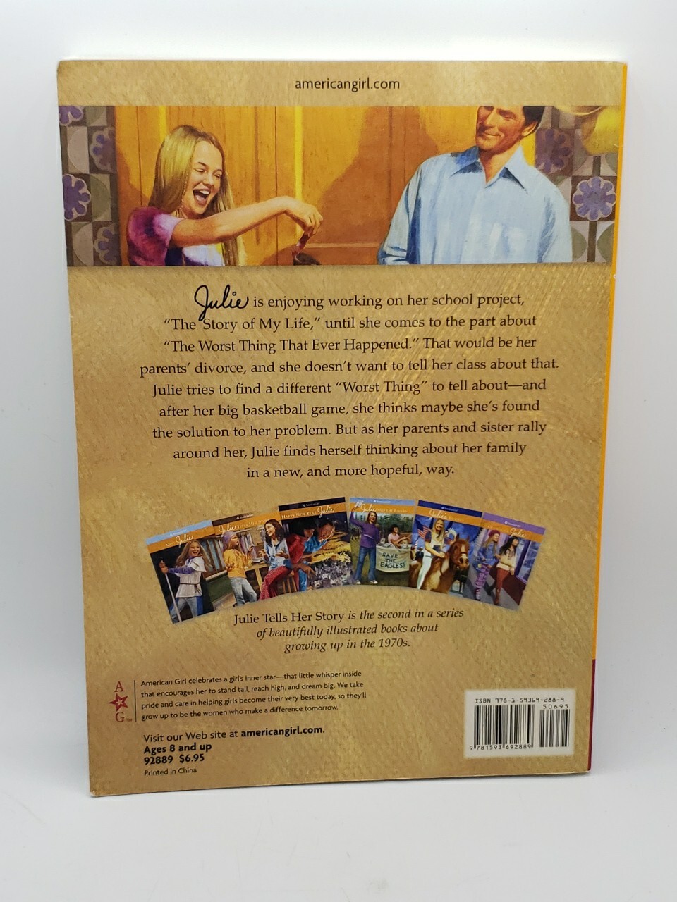 Lot Of 8 American Girl Doll Book Set 1 & 2 Julie Lanie Kanani Chrissa Softcover