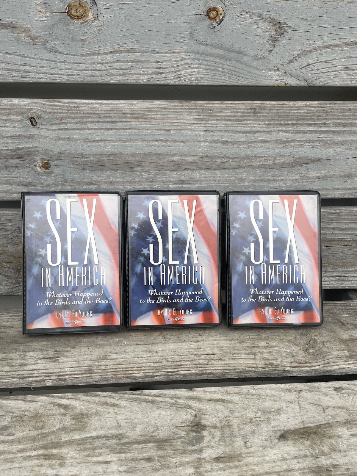 Sex In America Cassette Audio Book — Dr Ed Young — 3 Volumes In Hard Cases