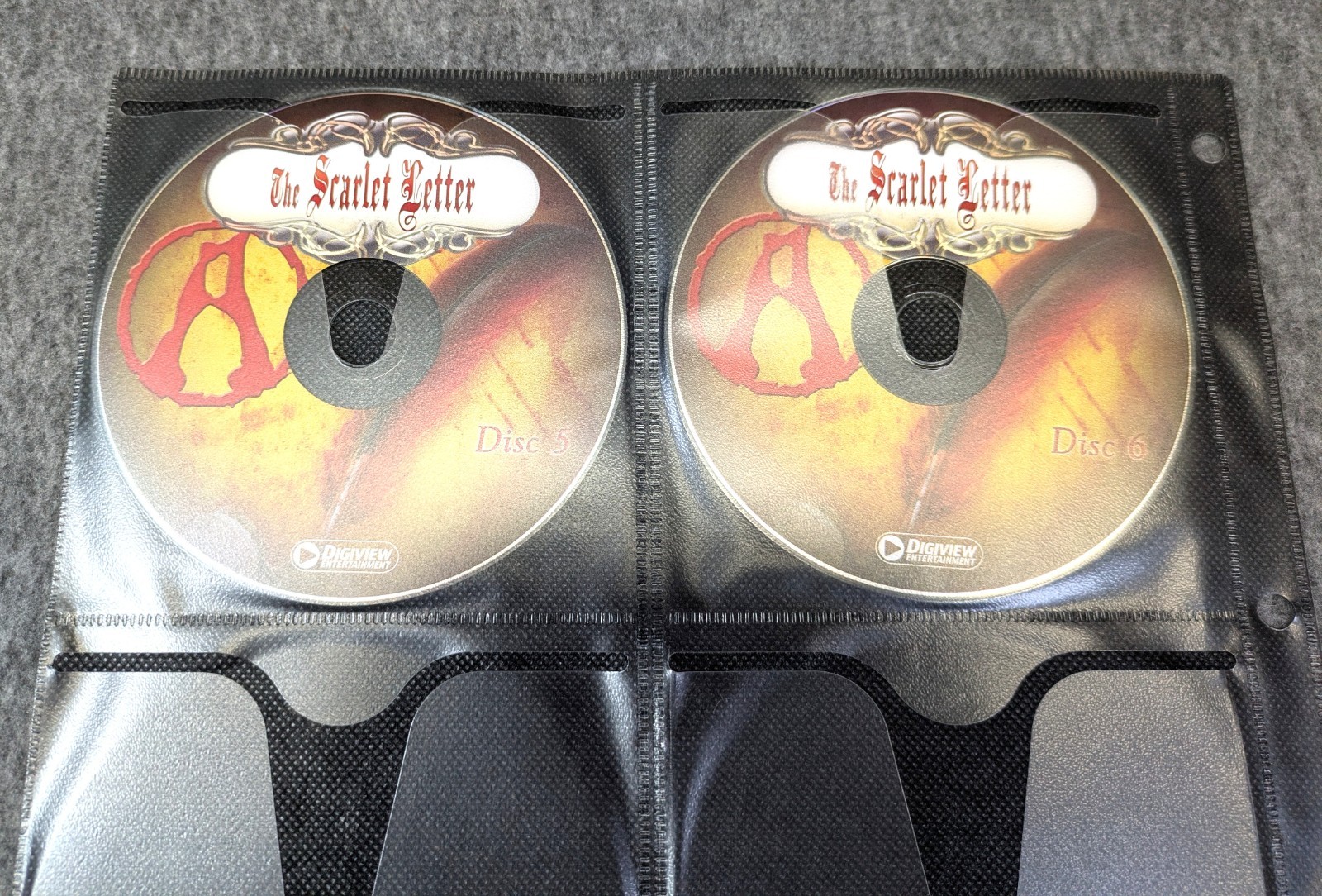 The Scarlet Letter Nathaniel Hawthorne Audiobook CD 6 Disc No Box