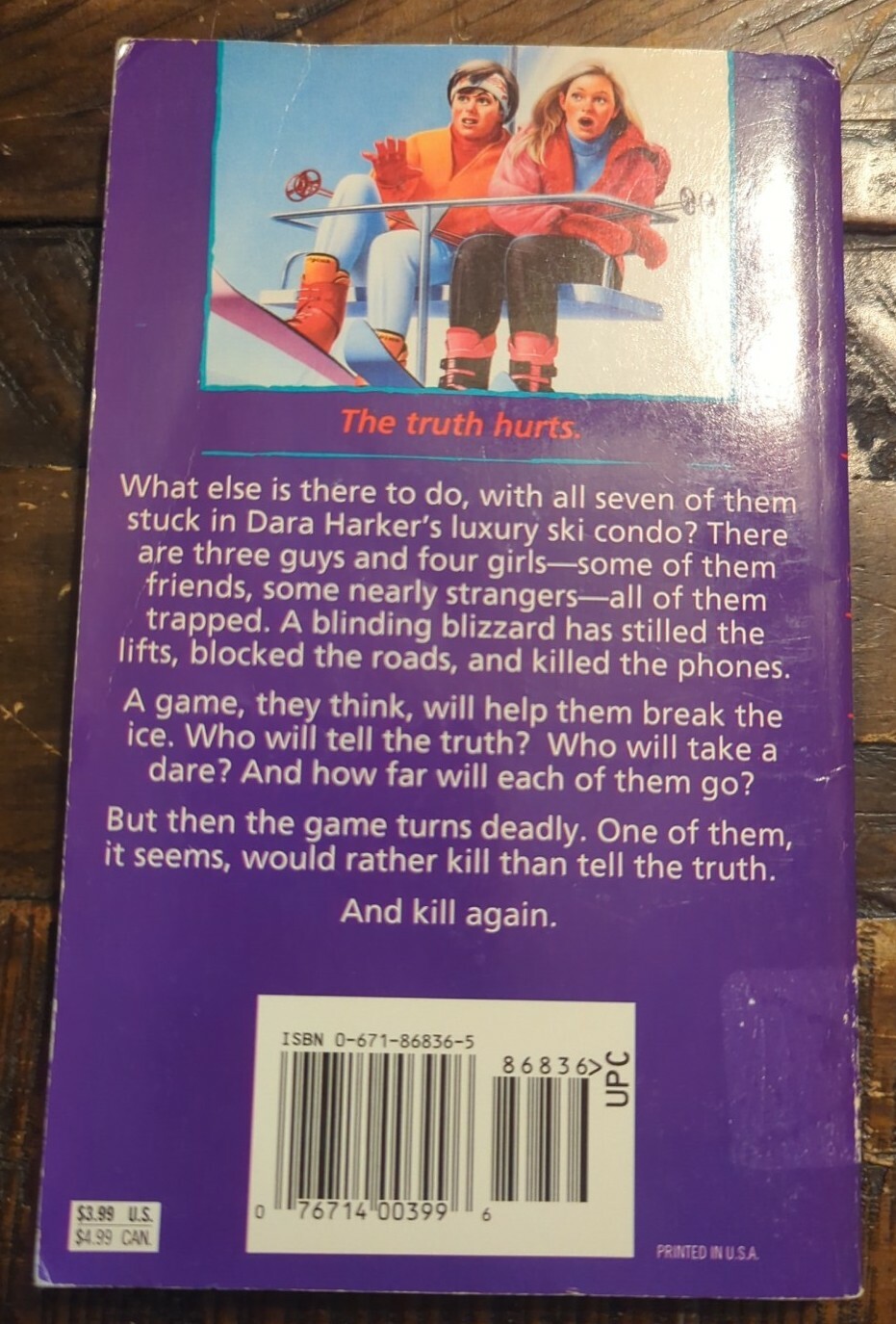 Truth Or Dare Fear Street #28 RL Stine 1995 Edition