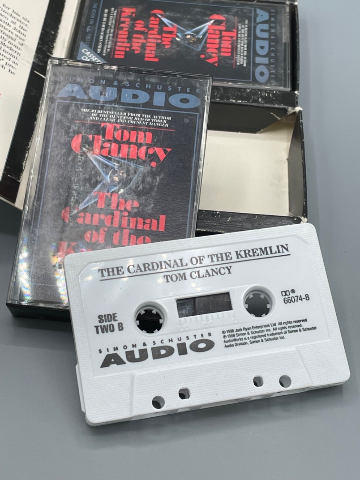 Tom Clancy The Cardinal Of The Kremlin Audiobook Cassette Tapes 3 hrs Jack Ryan