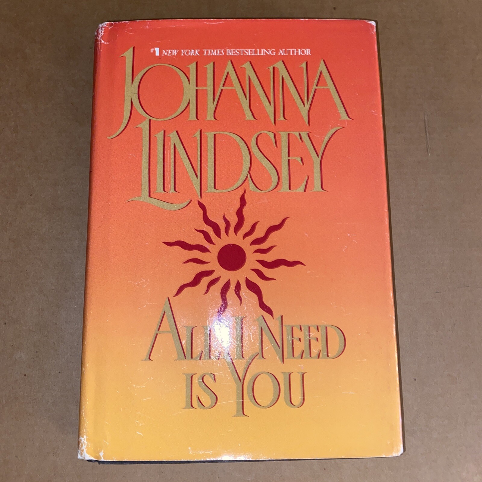 All I Need is You JOHANNA LINDSEY DJ HC 1997 258 PAGES FREE SHIP IN USA