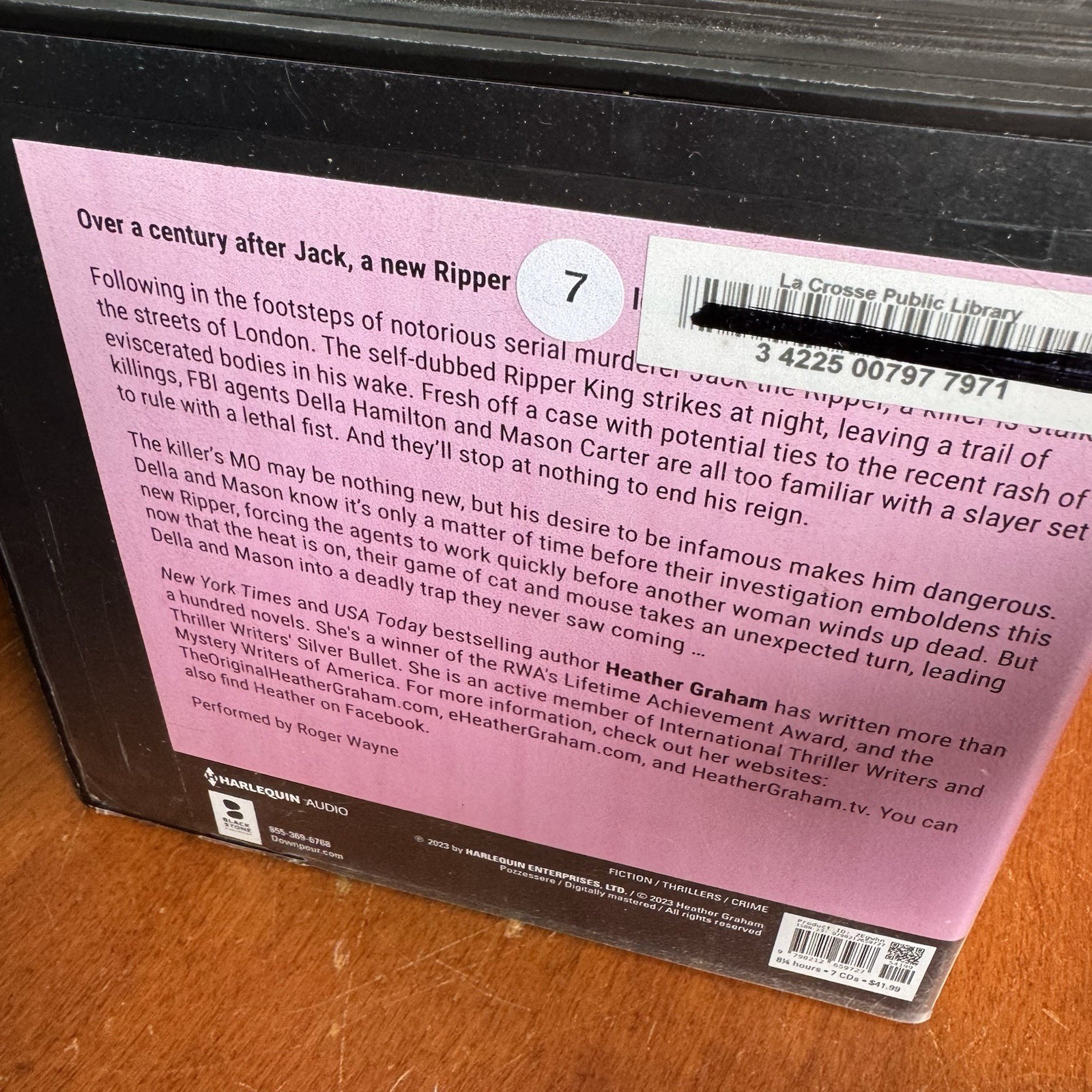 Lot: 3 Heather Graham Audio Book CD Secrets In Dark Whispers At Dusk Danger