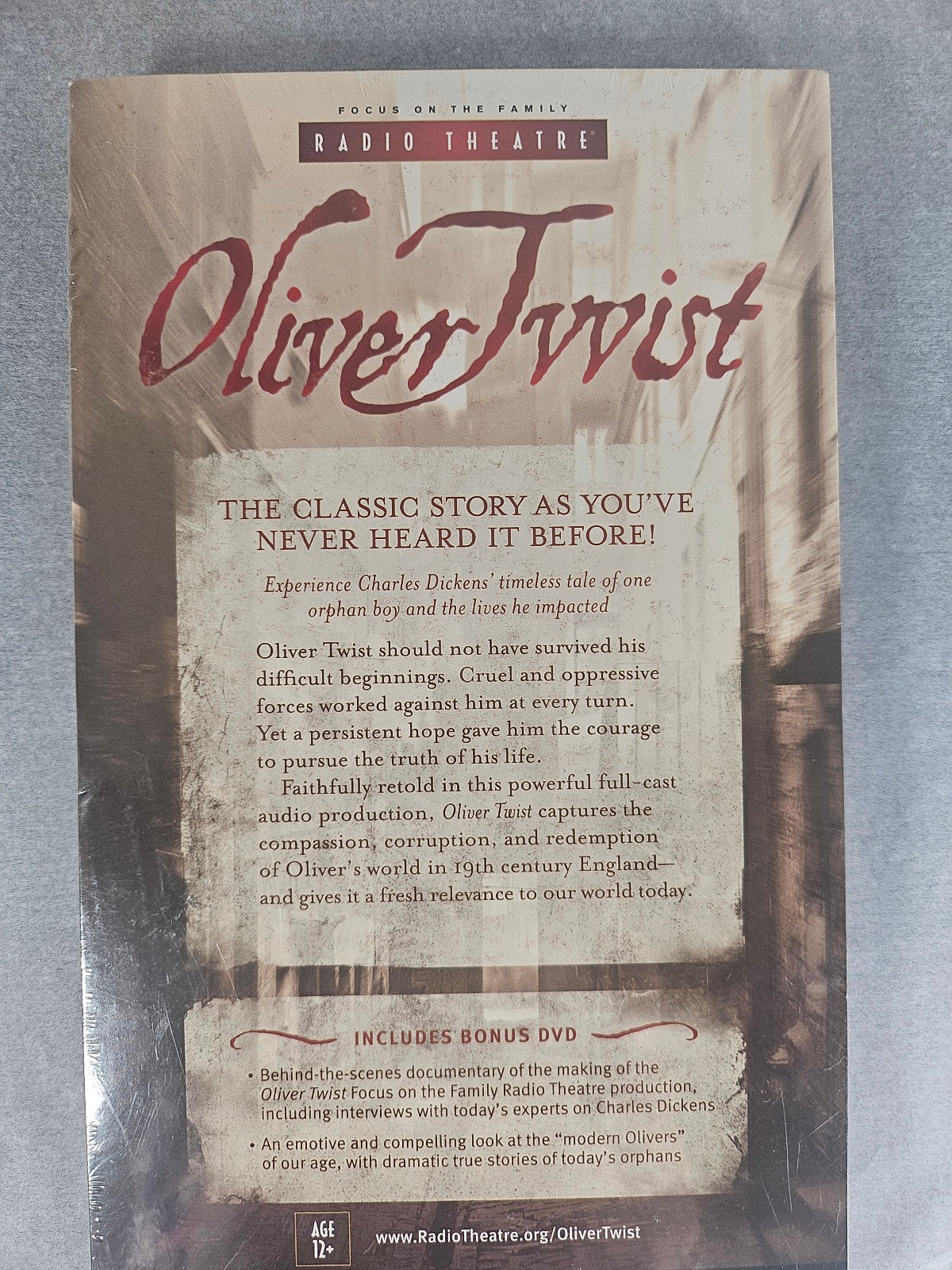 Oliver Twist by Charles Dickens Radio Theater Focus On The Family 5 Disk New
