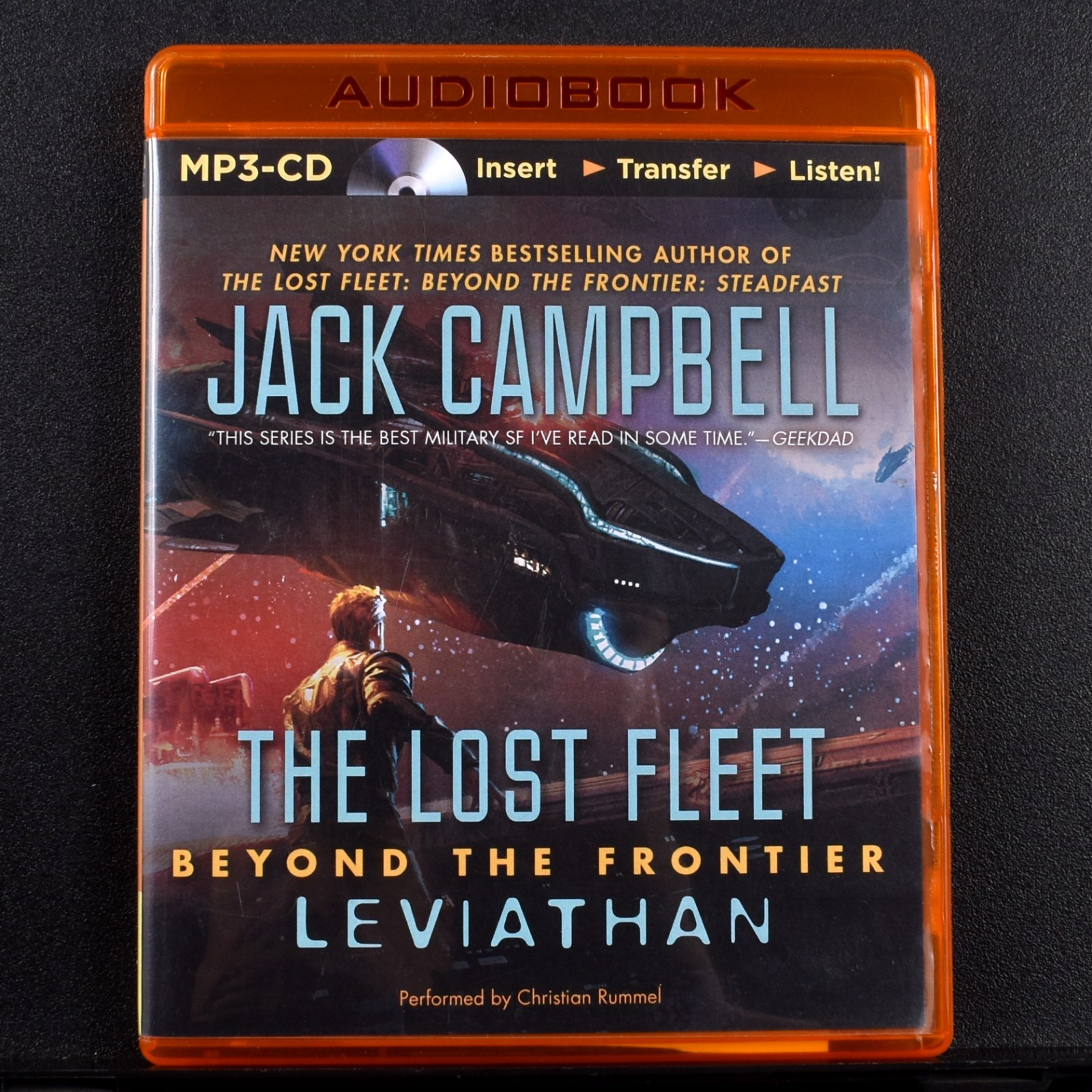 MP3 CD Audiobook Leviathan Jack Campbell Lost Fleet Beyond the Frontier Audio