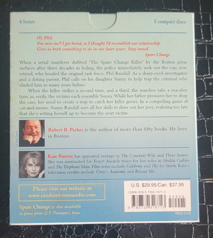 Spare Change by Robert Parker (2006, Audiobook) Unabridged 5 CD | SEALED