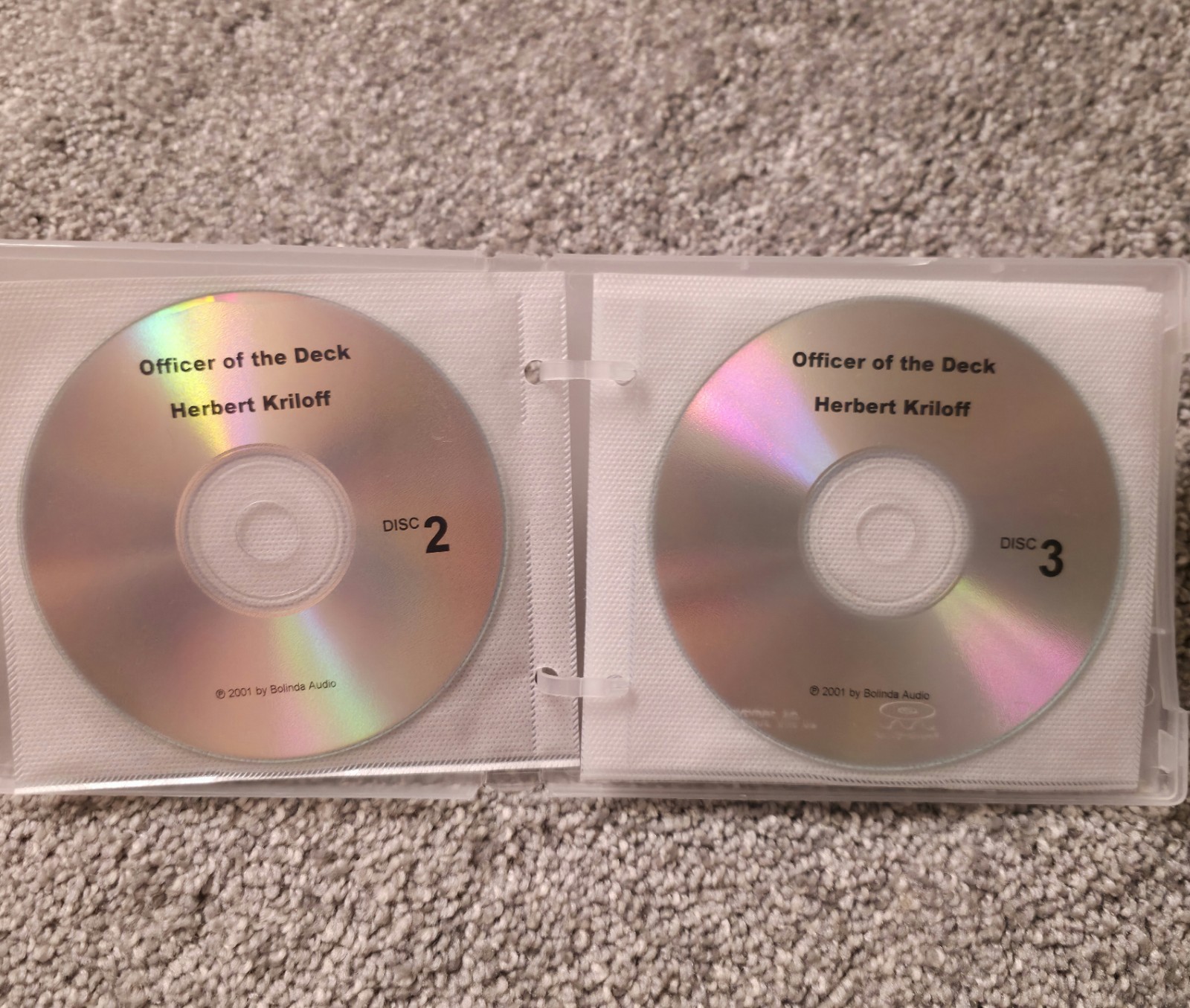 Officer Of The Deck, Herbert Kriloff, 7 Disc Audio Book 2001 By Bolinda Audio