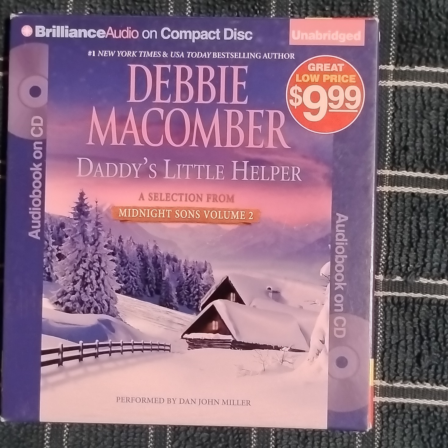 Debbie Macomber Daddy’s Little Helper Audiobook CD Dan John Miller Unabridged