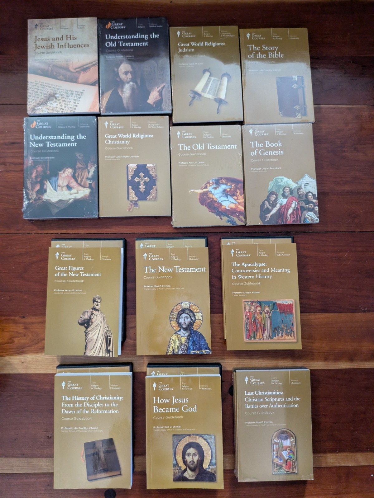 Hugh Collection Lot Of 14 Complete The Great Courses on DVD — Christianity !!!