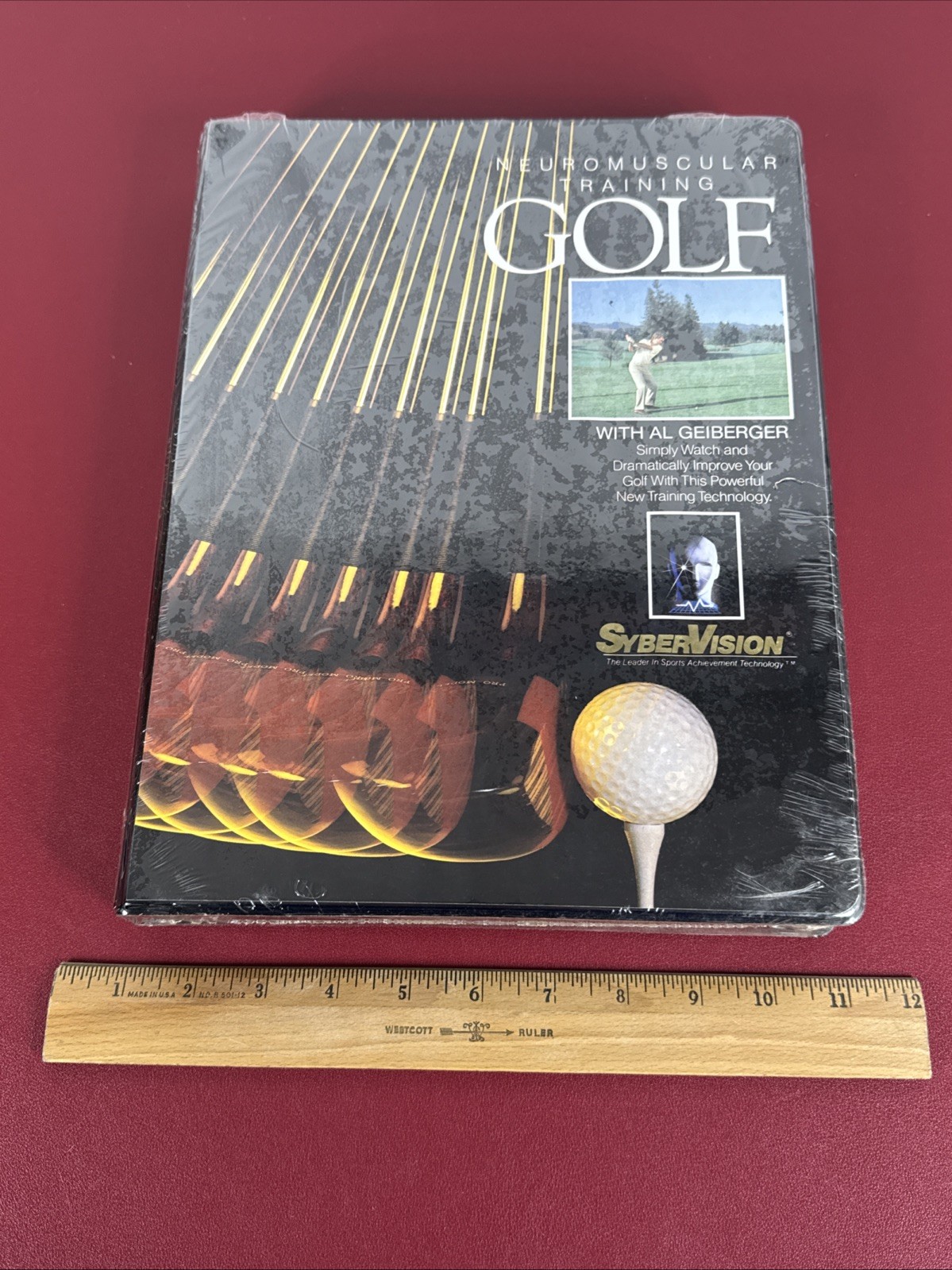 SyberVision Neuromuscular Training Golf, VHS + Cassette Tapes, New Sealed
