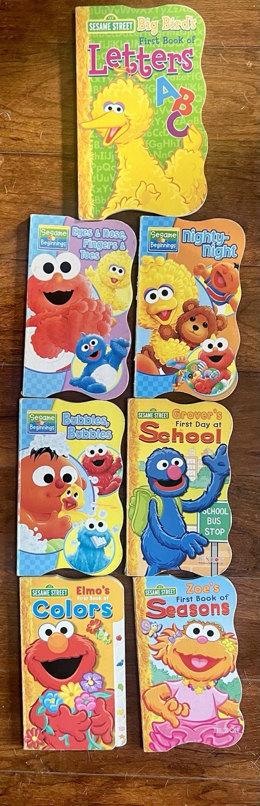 Sesame Street Lot of 7 Board Books