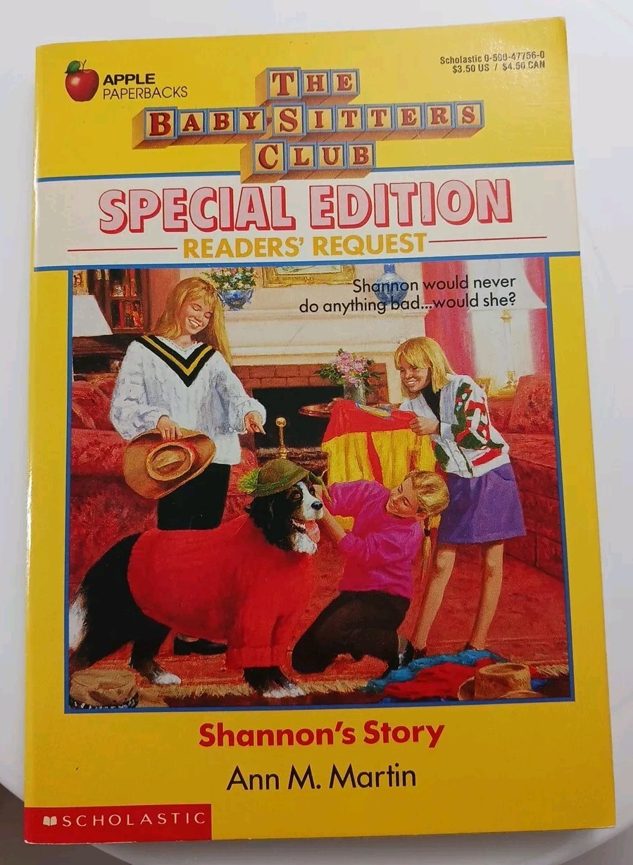 The Babysitters Club Special Edition Readers Request Shannon’s Story Book 1994