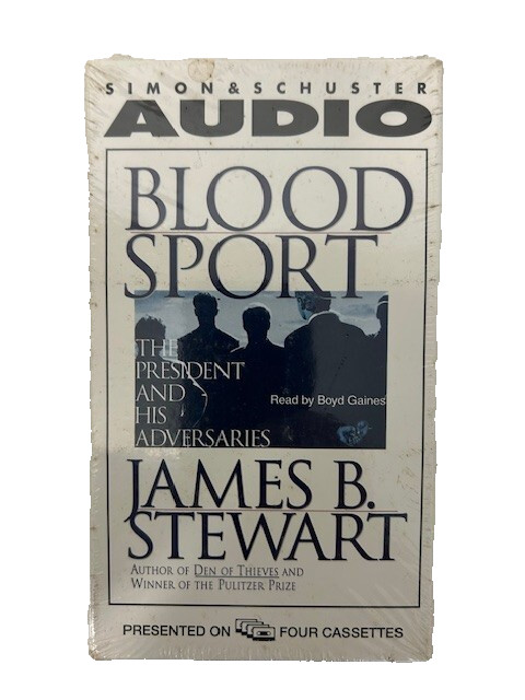 Blood Sport by James B. Stewart (1996, Audio Cassette) — Brand New Sealed