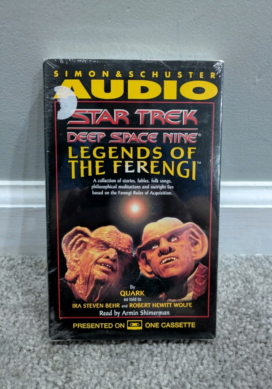 STAR TREK AUDIO CASSETTE DEEP SPACE NINE LEGENDS OF THE FERENGI HTF NEW & SEALED