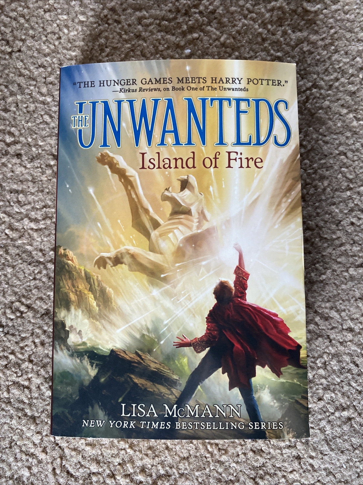 Island of Fire: By McMann, Lisa, Trade Paperback, Excellent