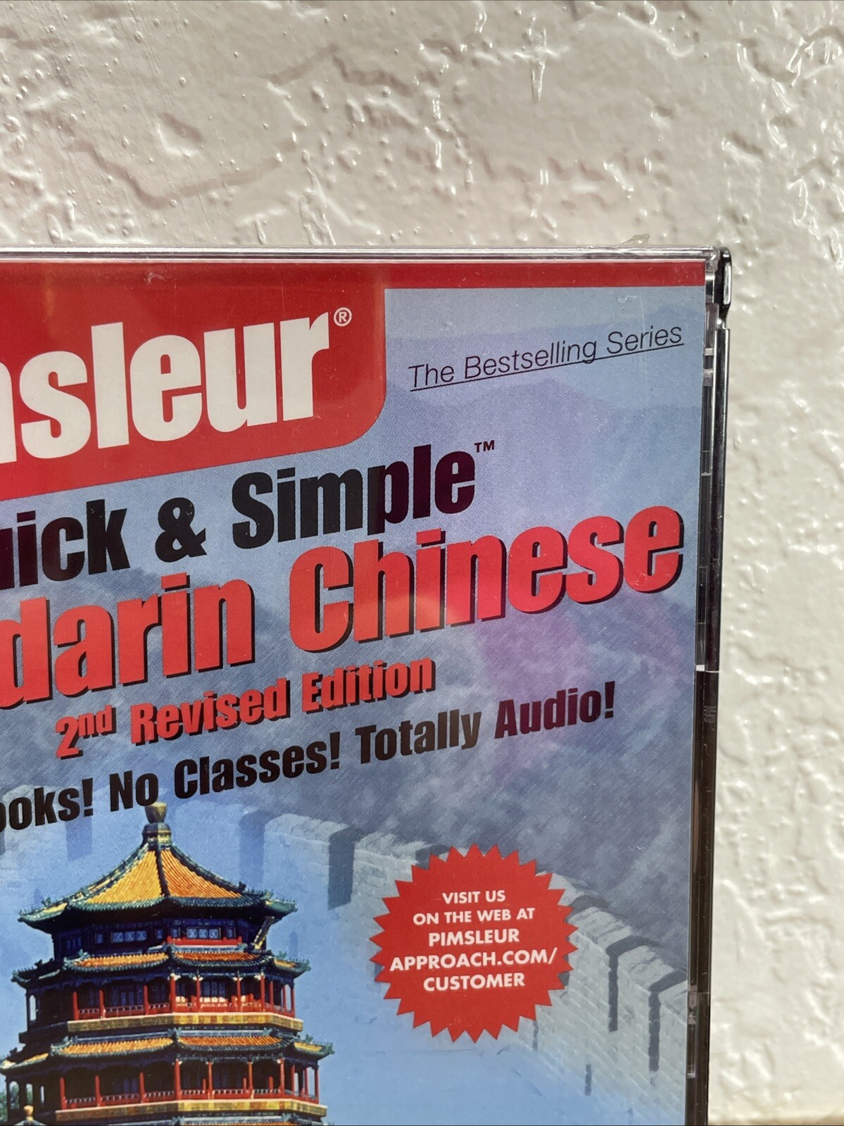 Pimsleur Quick and Simple Mandarin Chinese 4 CD Set 2nd Revised Edition KG JD
