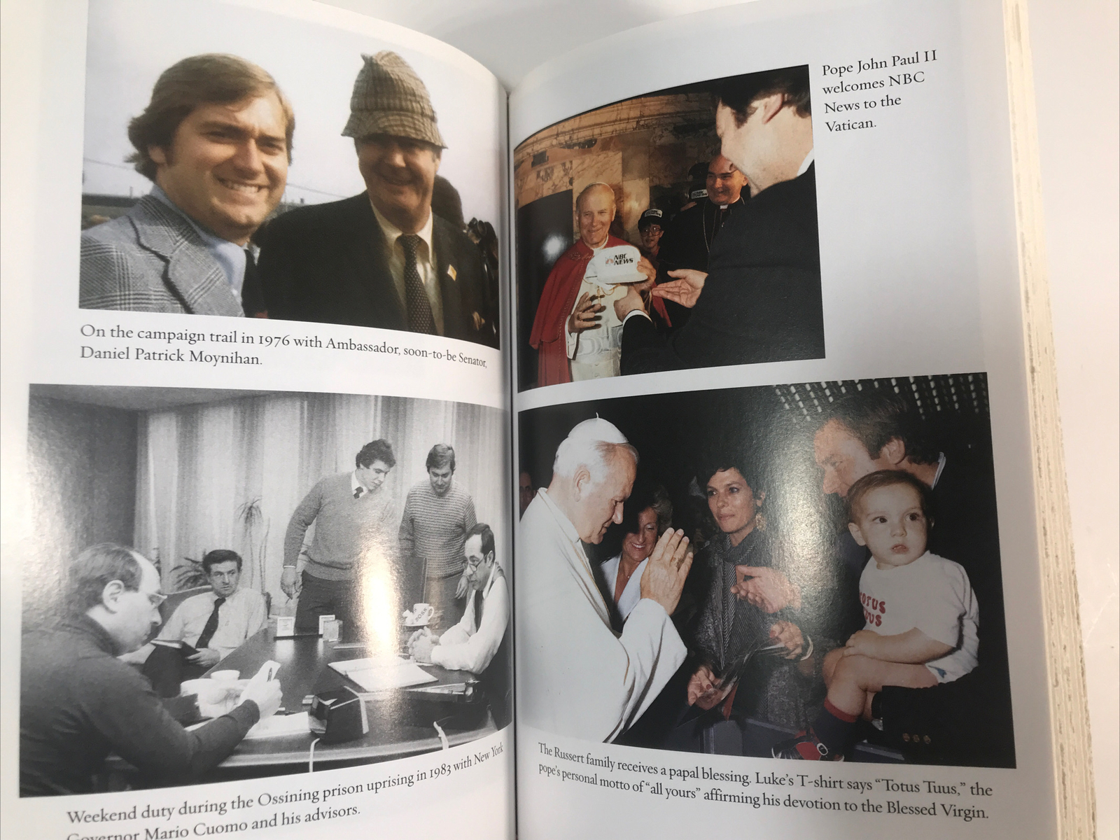 Big Russ and Me by Tim Russert — Autographed / 1st Edition + Lecture pamphlet